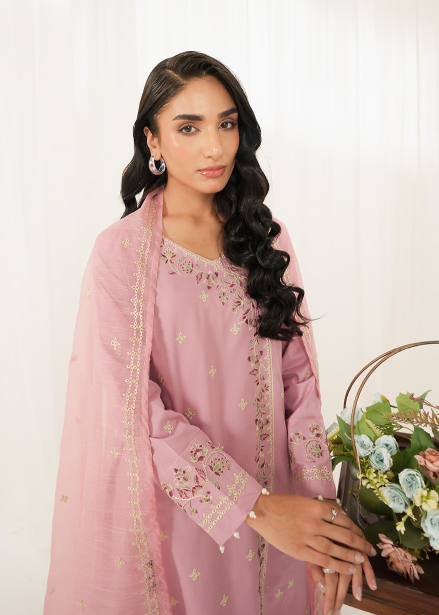 Kross Kulture Embroidered Lawn Suit 01649 Women 3pcs