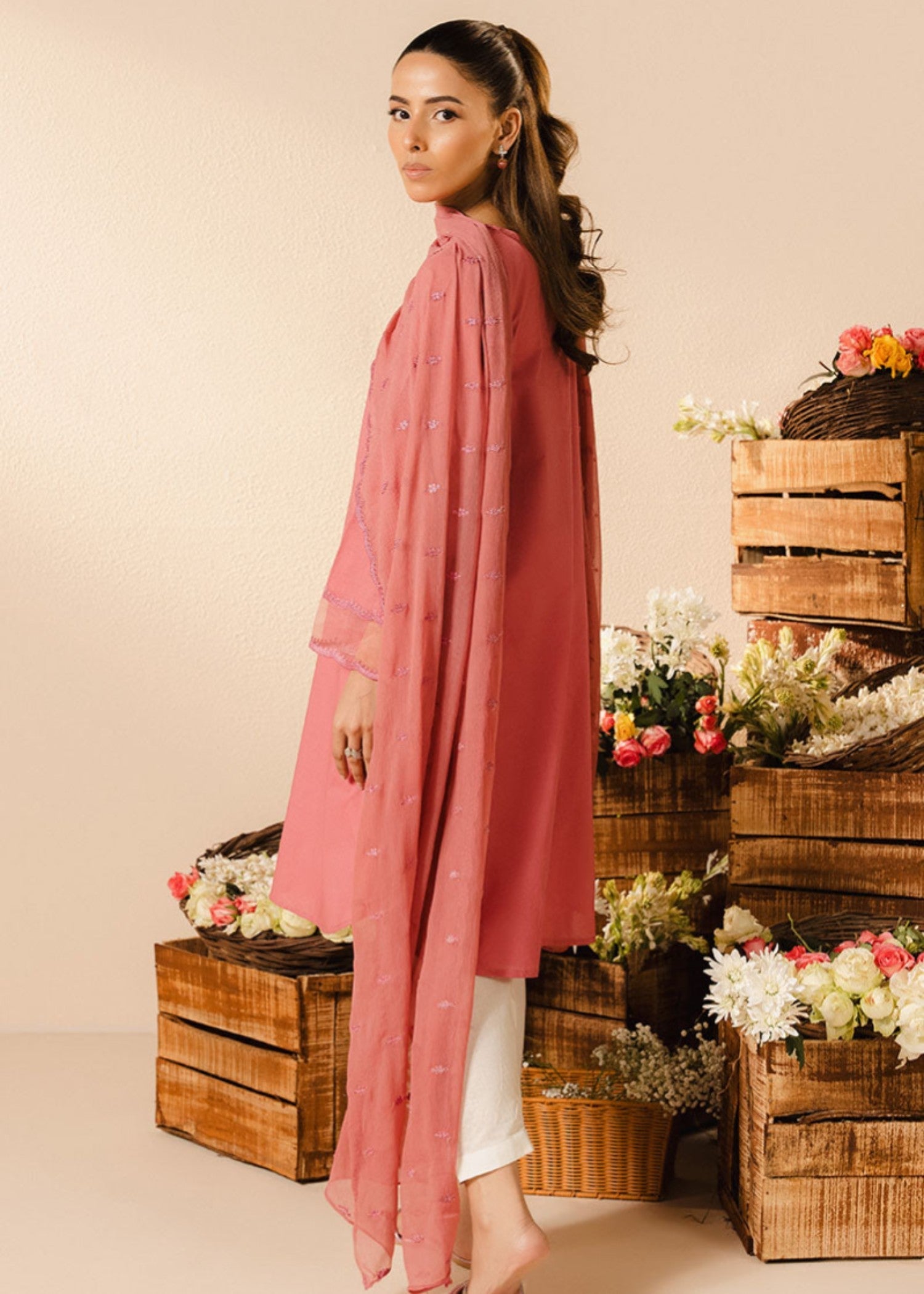 Cross Stitch PETAL HAZE 0125RTWPLNBAS0305 Women 2pcs