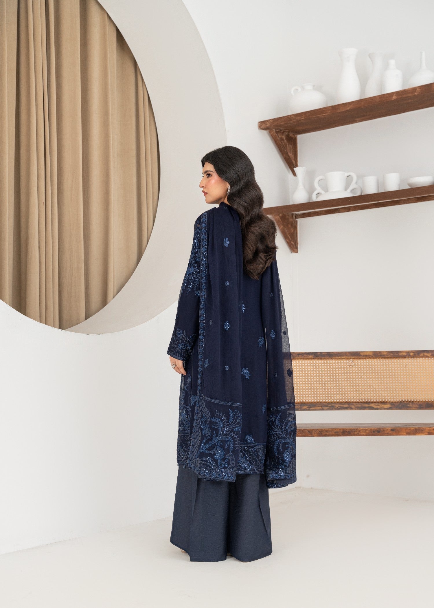 Qasim Anwer By Chandni Bridals MINA Women 3pcs