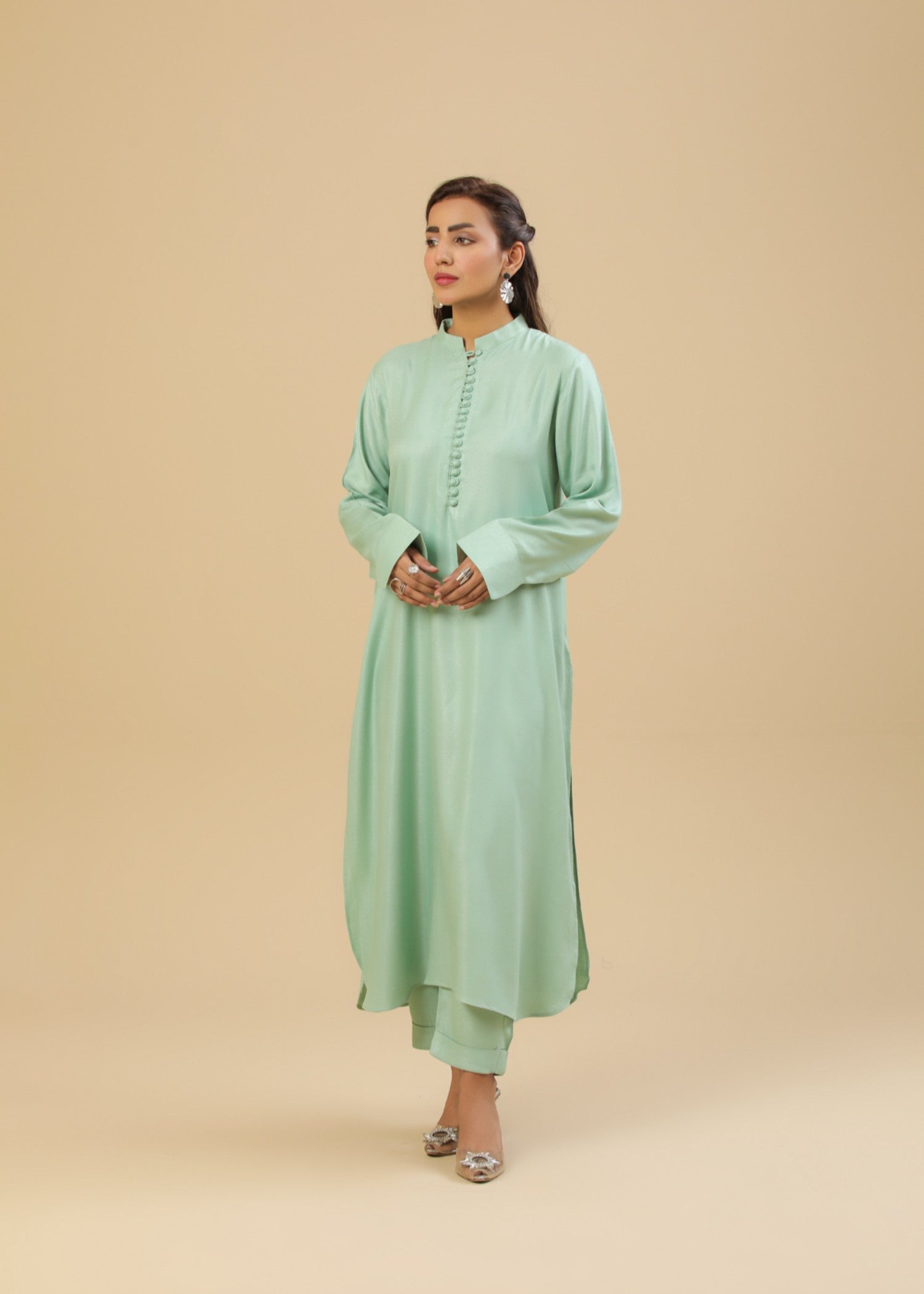 Zenyre Mint Dove Solid Set Women 2pcs