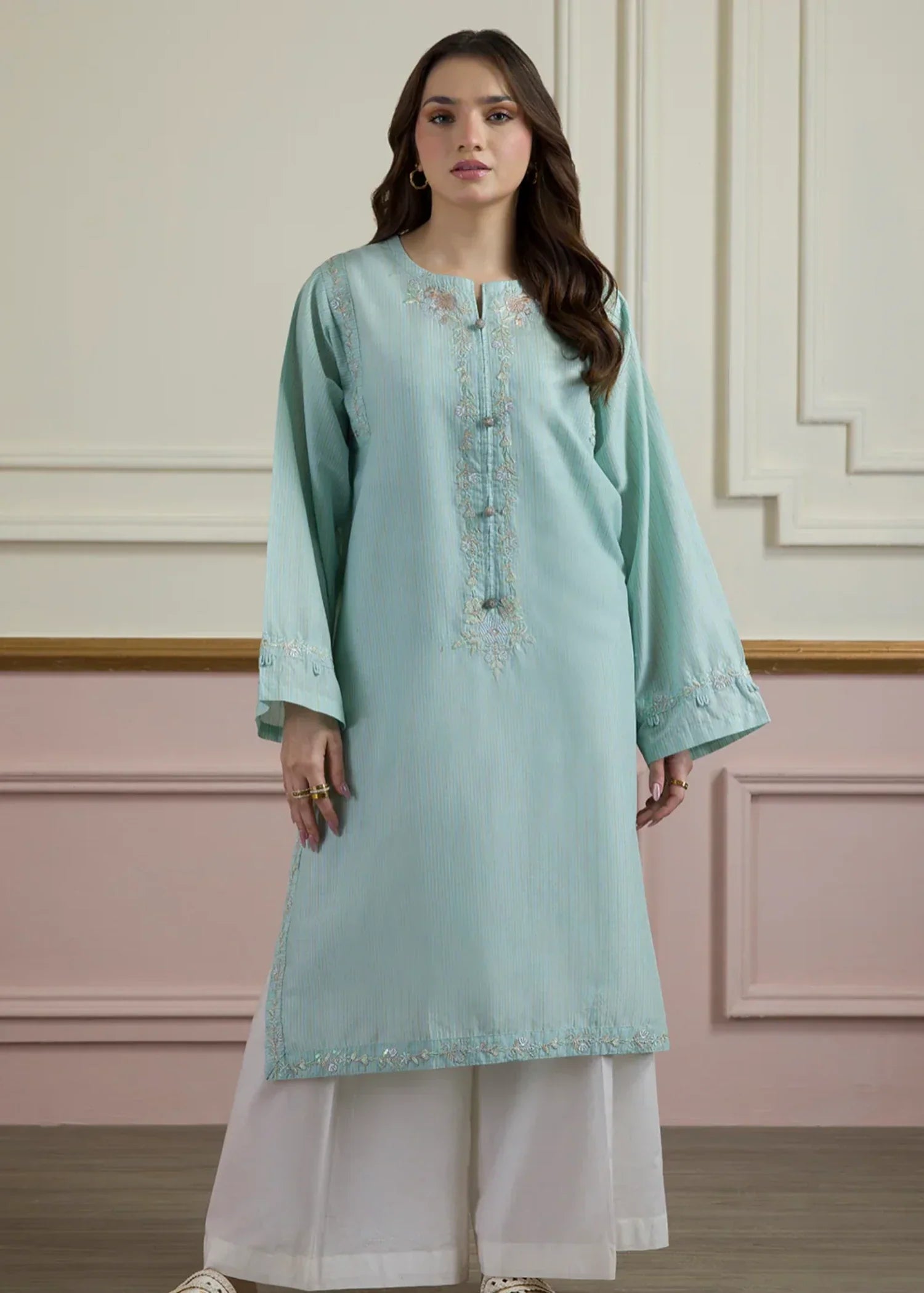 Zellbury WPS2512617 Light Blue Women 1pcs