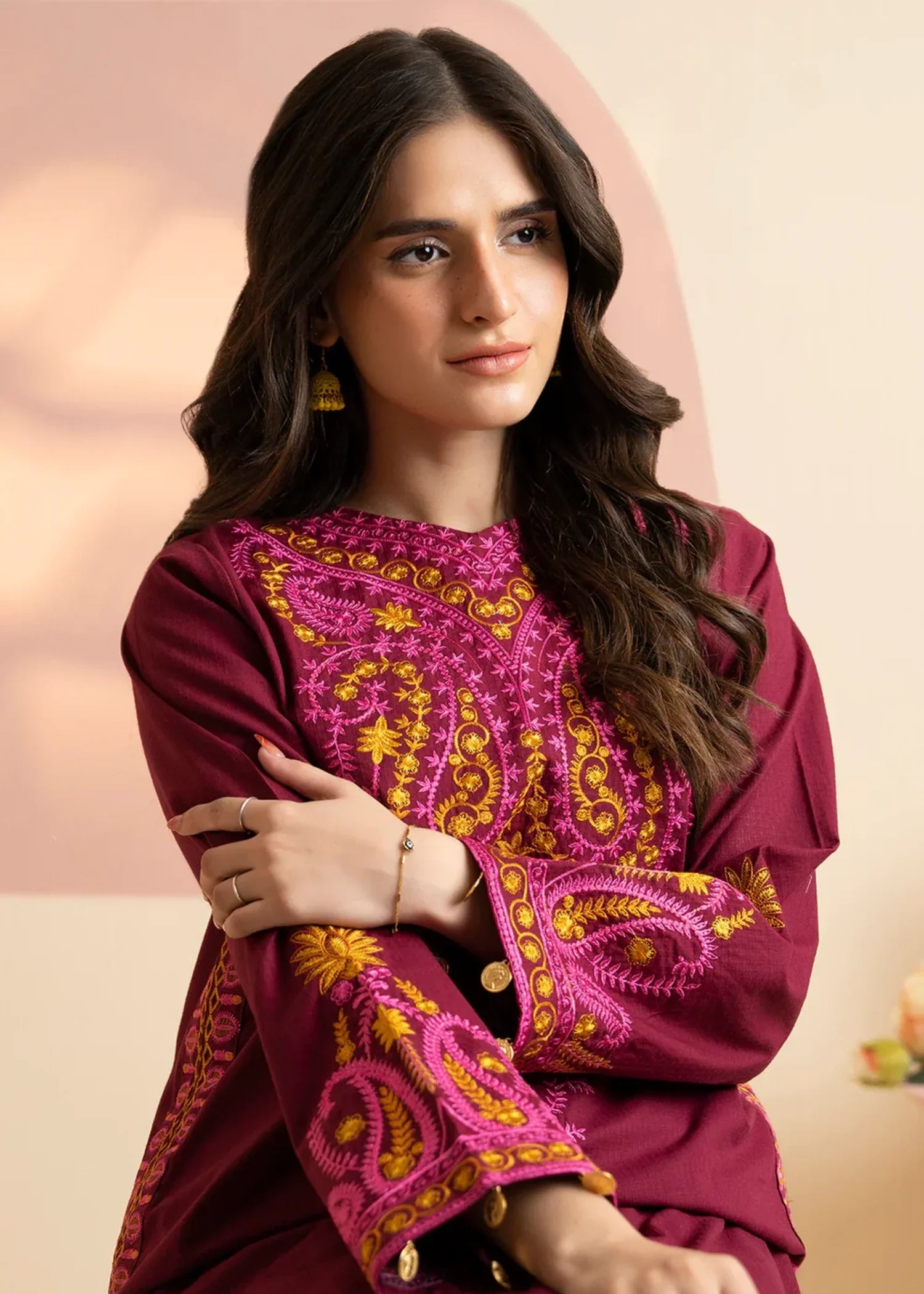 Zellbury WPW2423364 Maroon Women 2pcs