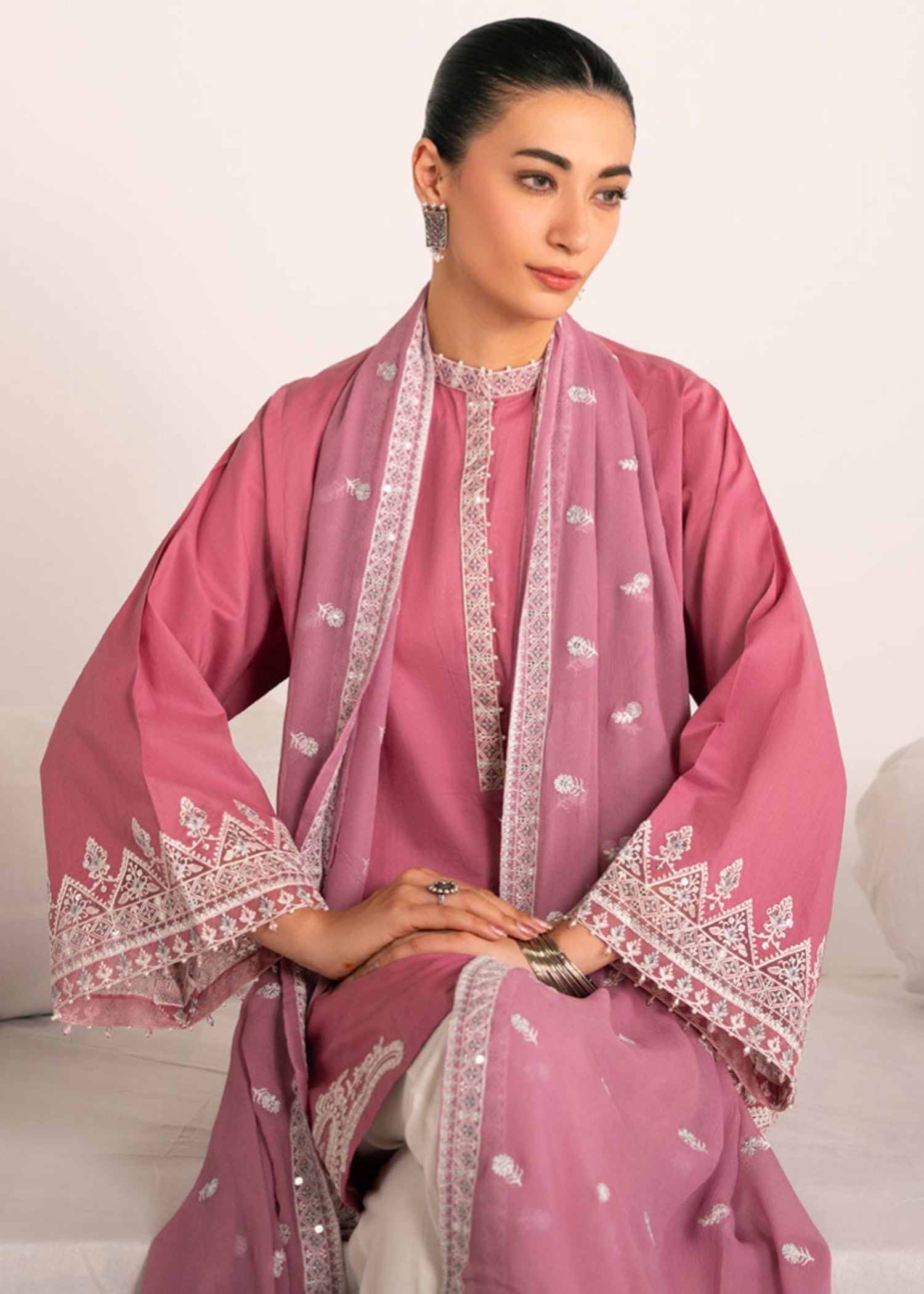 Cross Stitch VINTAGE BLUSH 0125RTWEMBCNT0403 Women 2pcs