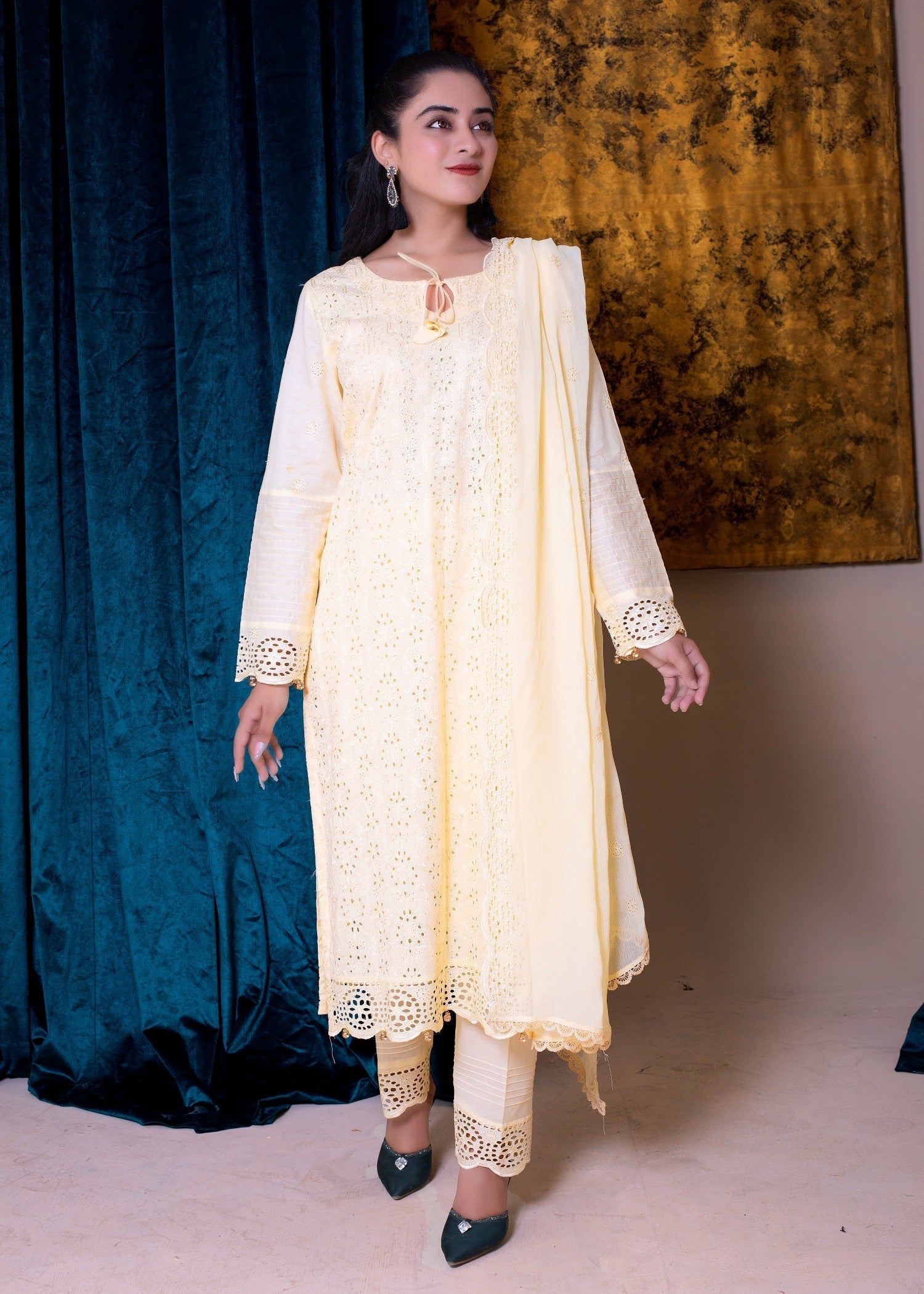 Sundar Stitch LEMON LUSH | SS 1004 Women 3pcs