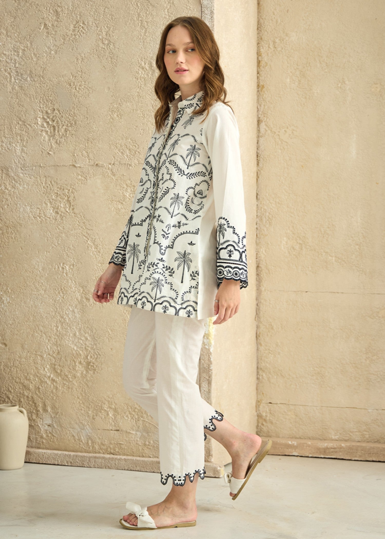 Kiara Zynel – Embroidered Co ords Set Women 2pcs