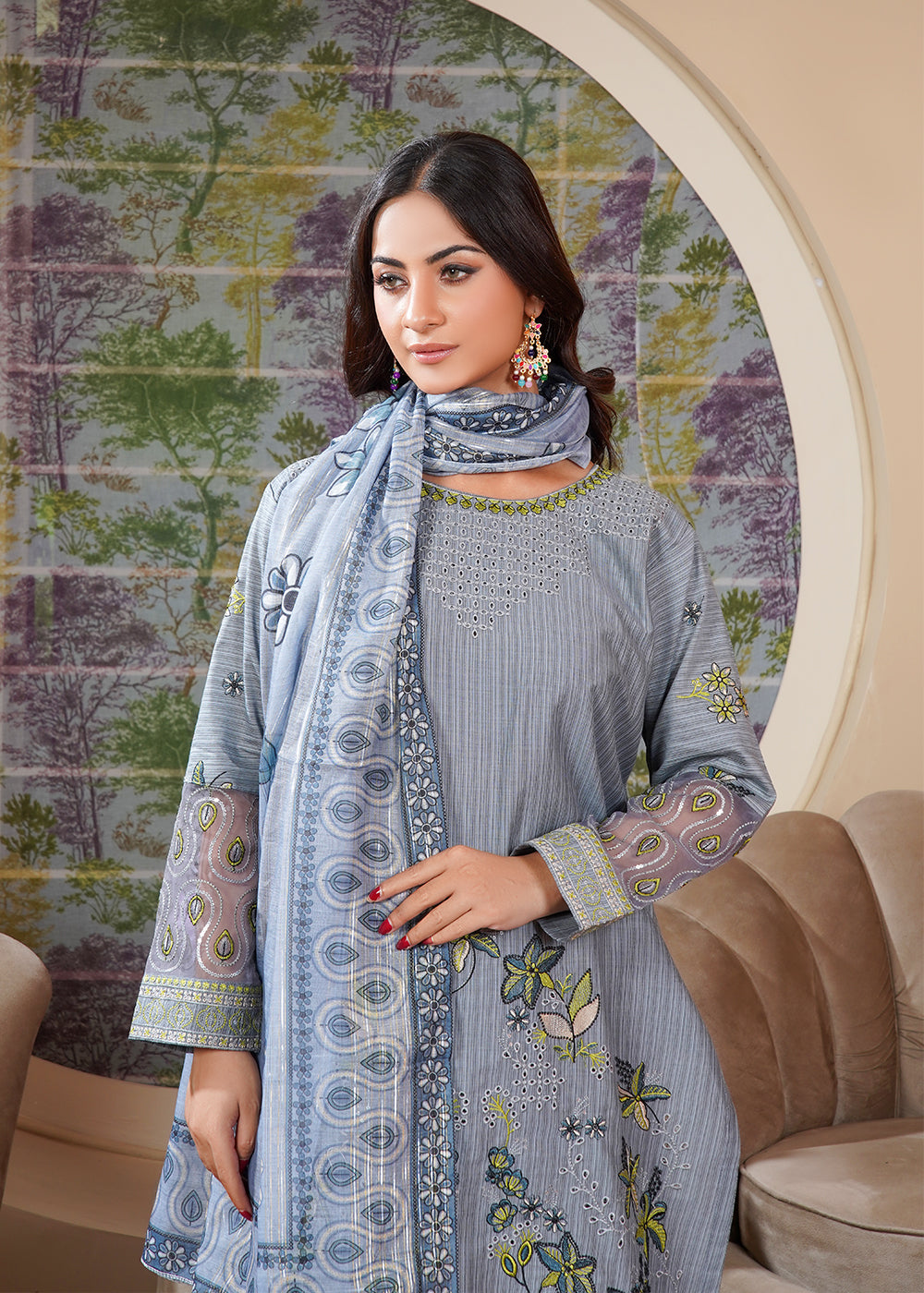 Elara Official Serene Blossom Women 3pcs