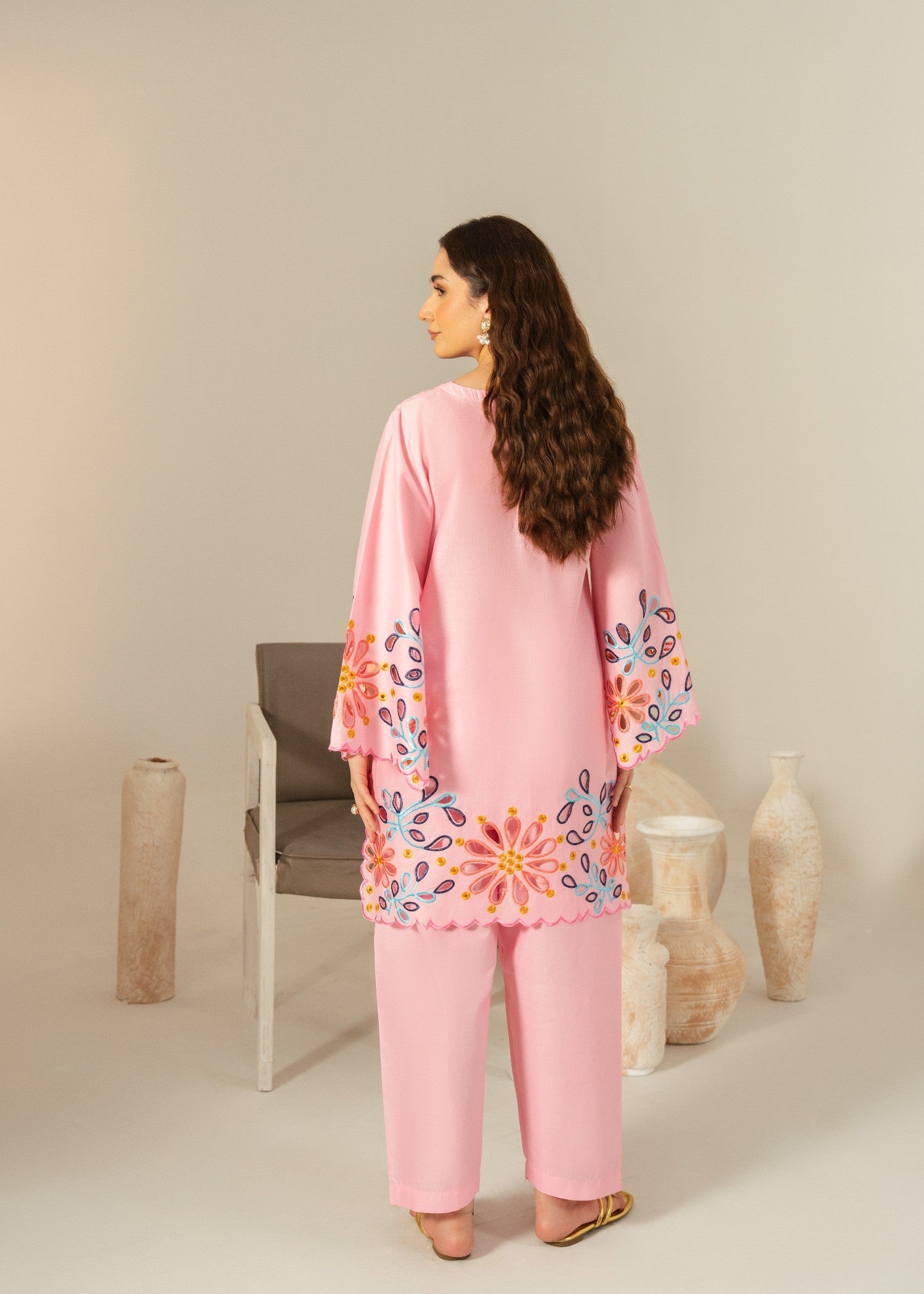 Chaudhary Arts Grace Pink Women 2pcs