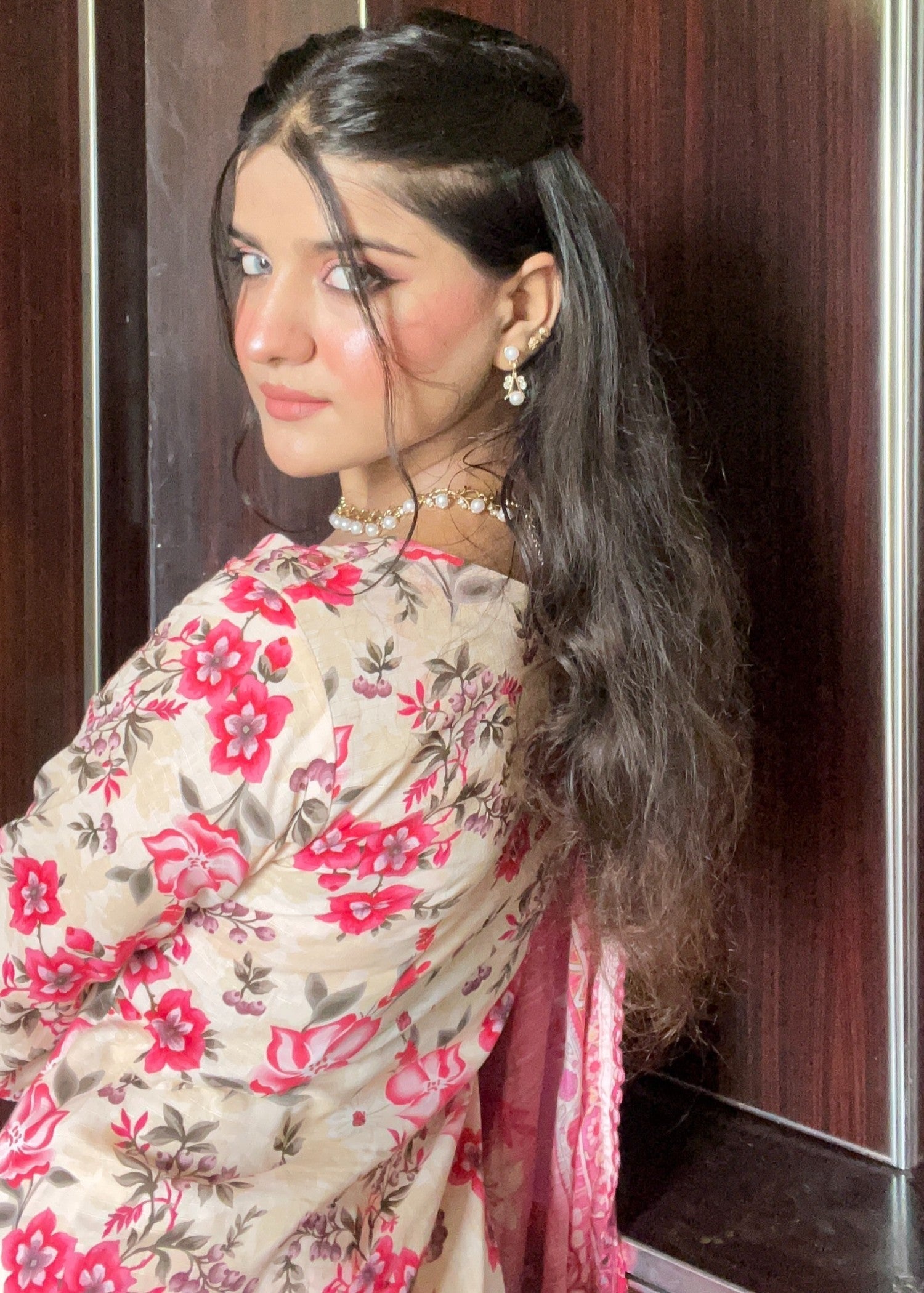 Miss & Mrs New lawn mirror Women 3pcs