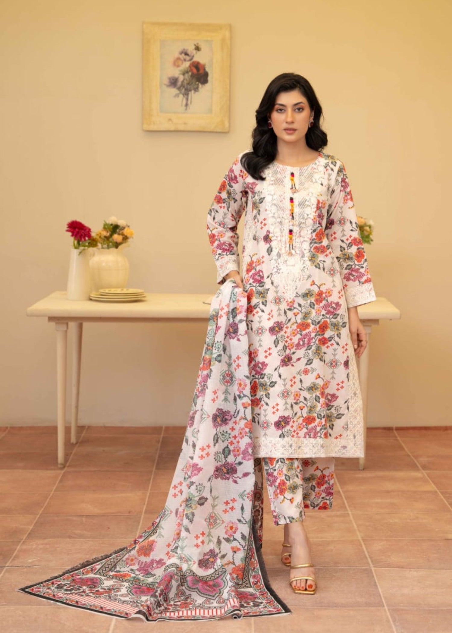 Gul Fashion Embroidered Lawn Kurta Set 11 Women 3pcs