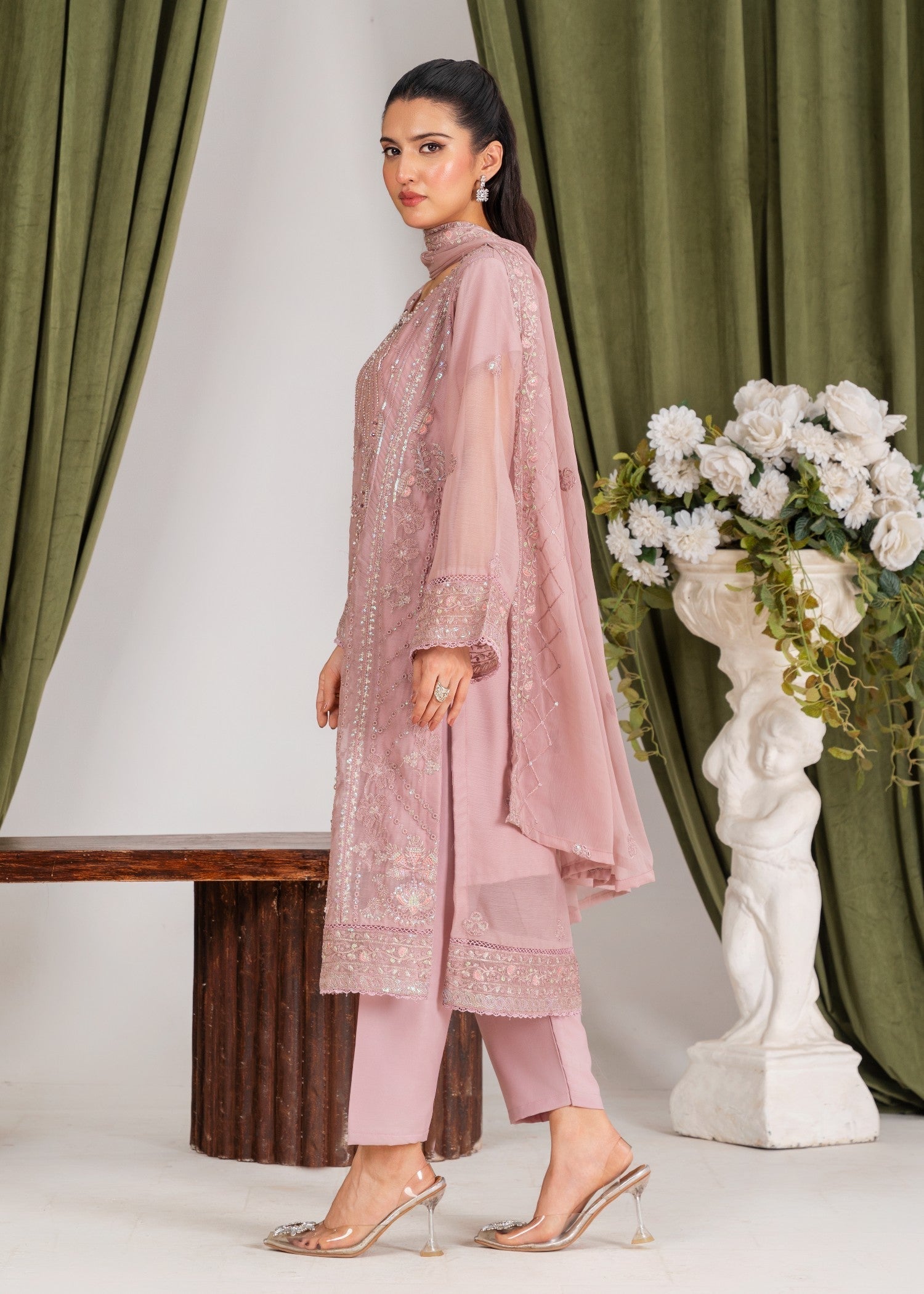 Four Season Boutique DUA CHIFFON PINK Women 3pcs