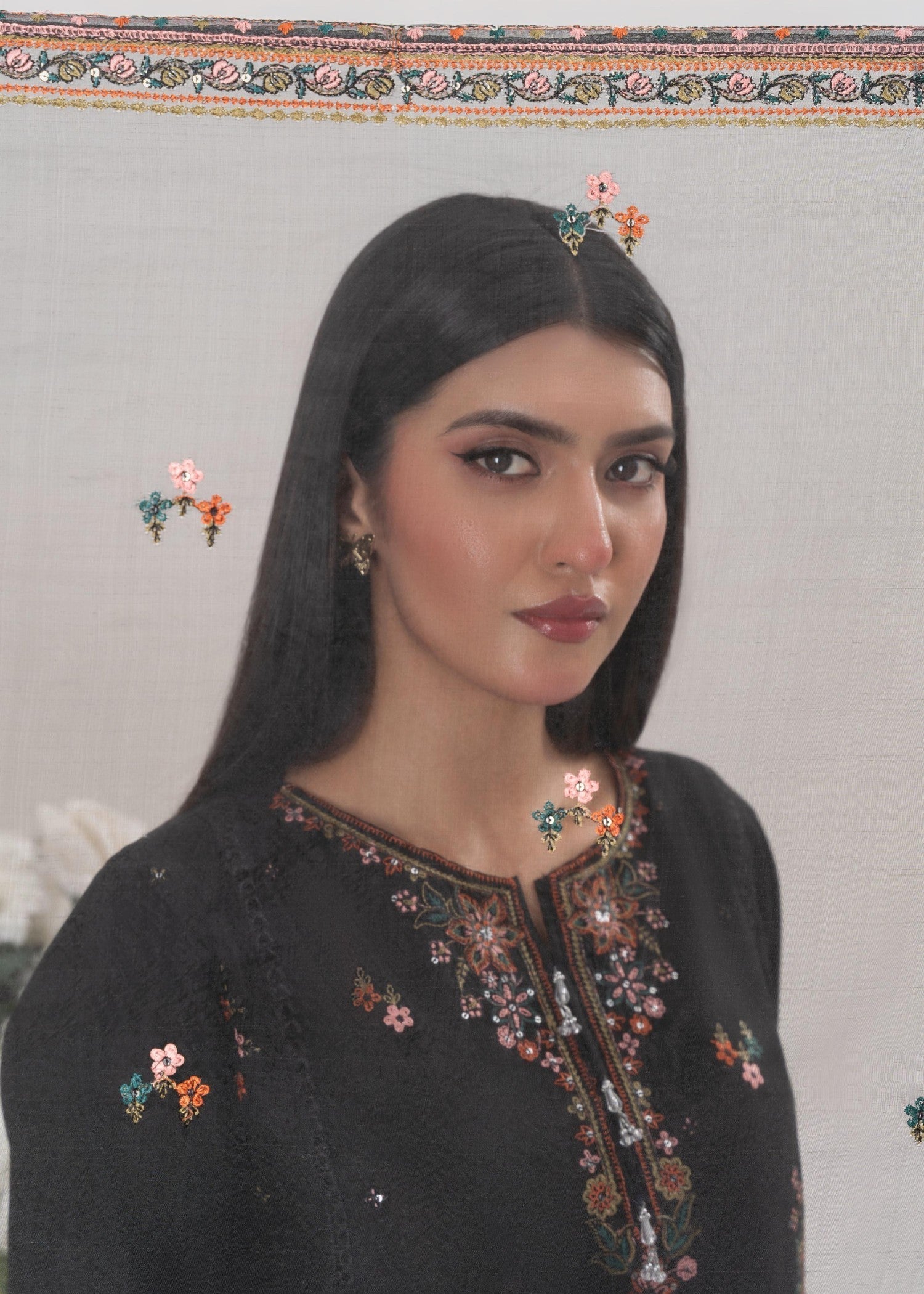 Stylish Collection HAREEM EMBROIDERED Women 3pcs