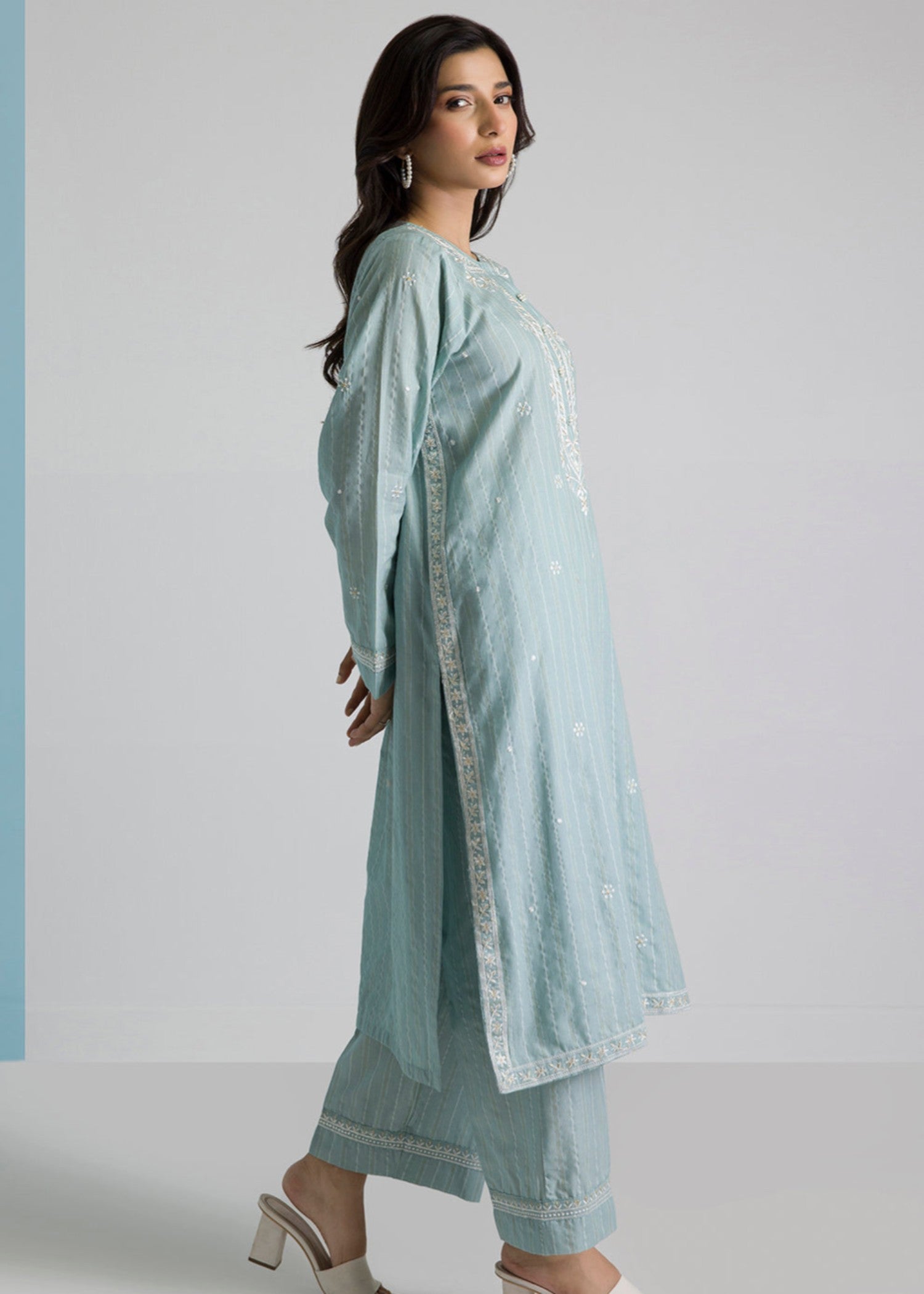 Zellbury WPS2522567 Light Blue Women 2pcs