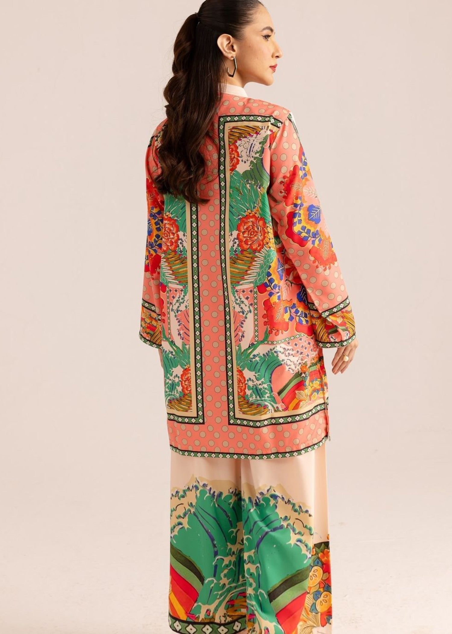 Tehzeeb Libas "Bagh e Baharan" Khaddar Set Women 2pcs