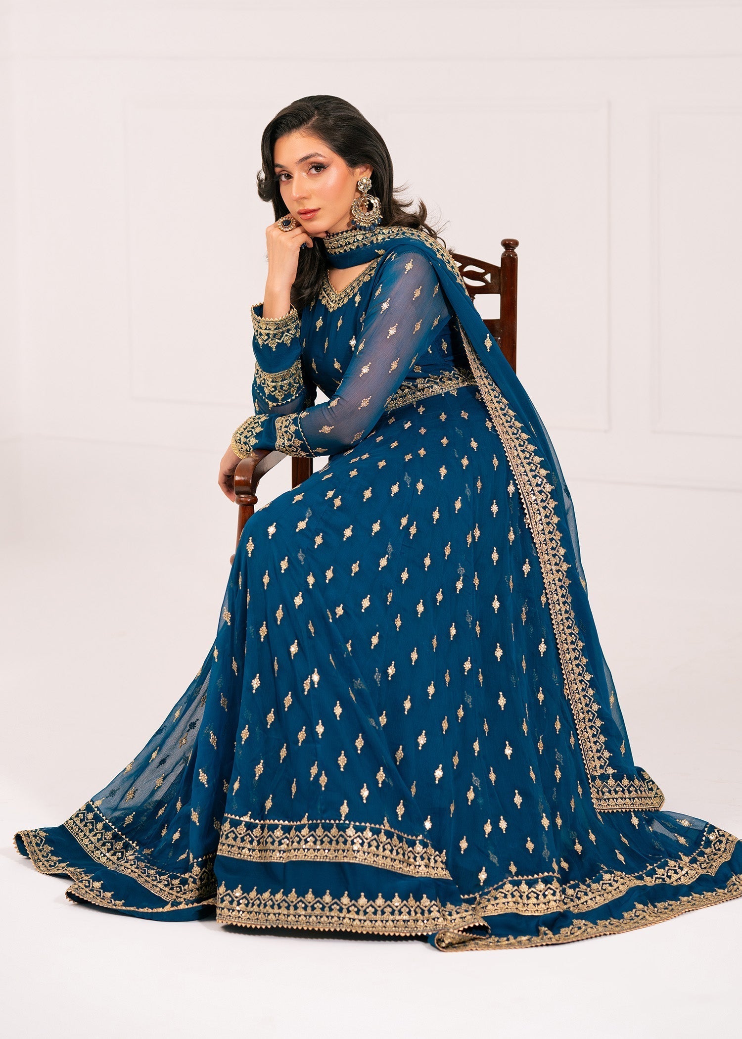 Ayesha Closet SITARA TEAL Women 3pcs