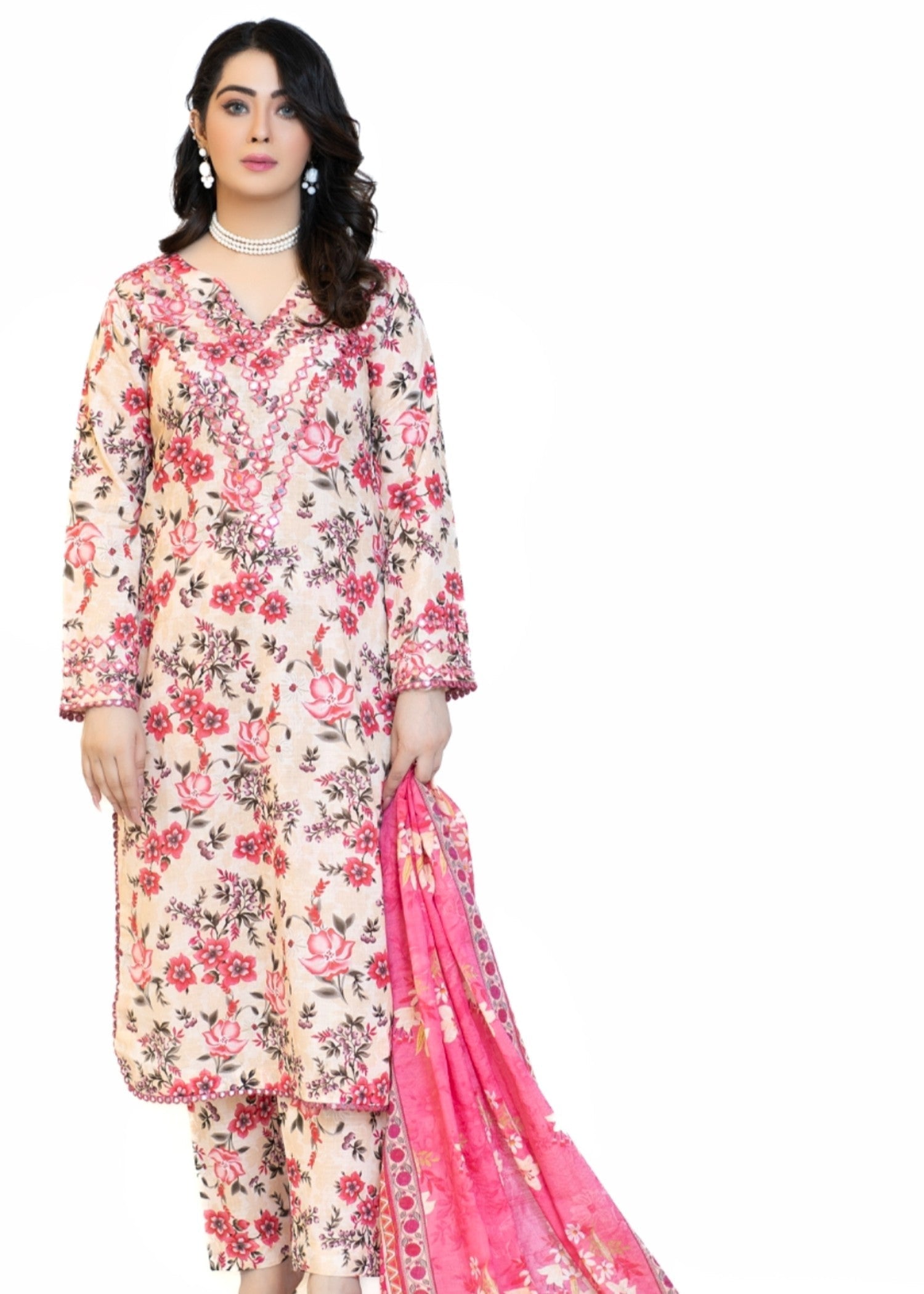 Miss & Mrs New lawn mirror Women 3pcs