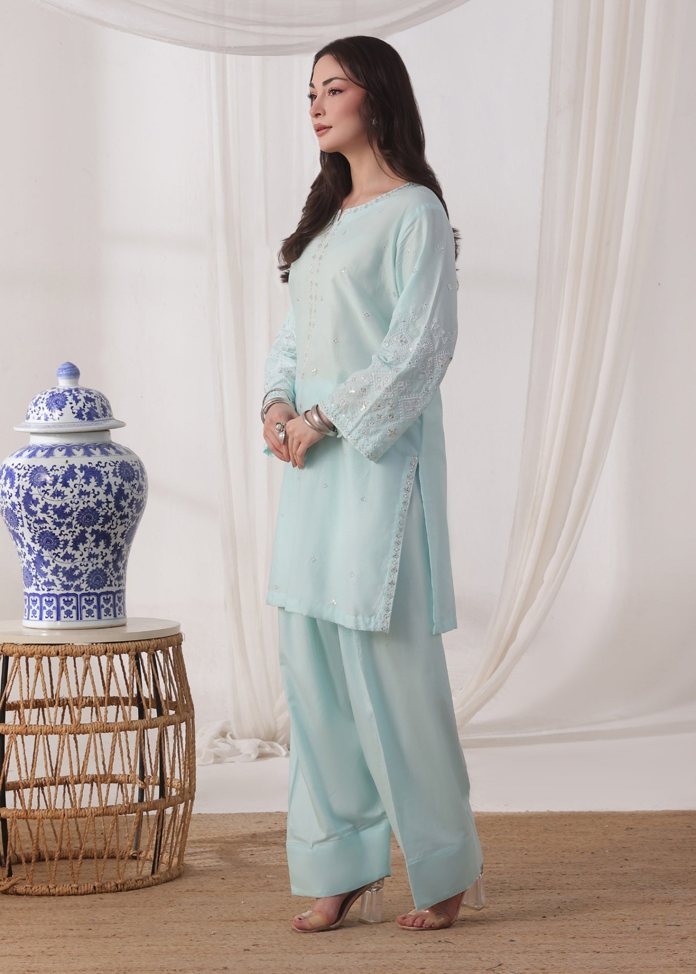 Ayra Pret Aks Ice Blue Women 2pcs