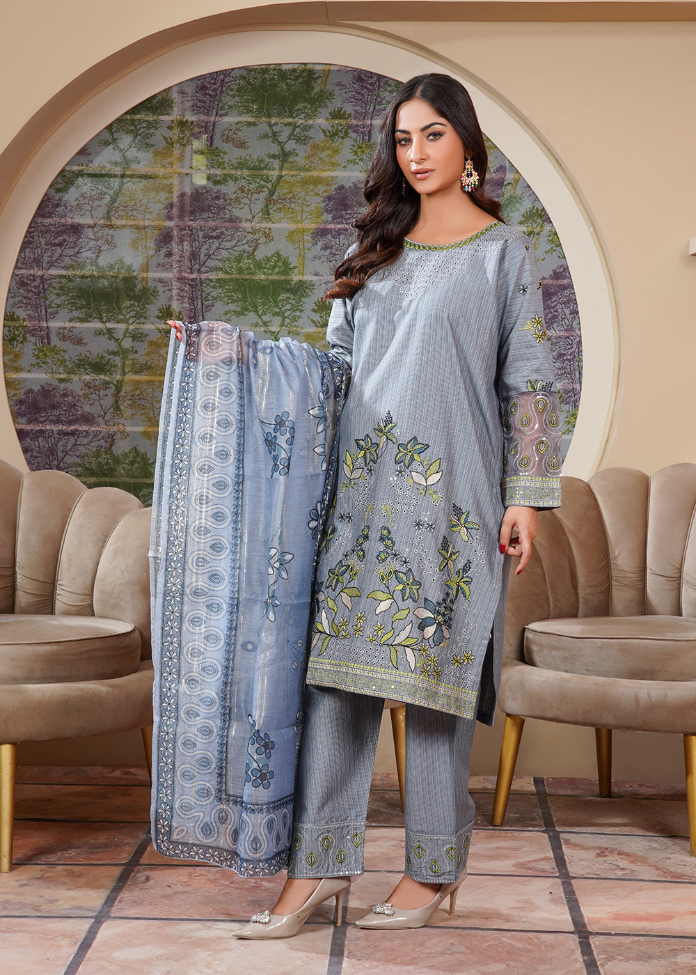 Elara Official Serene Blossom Women 3pcs