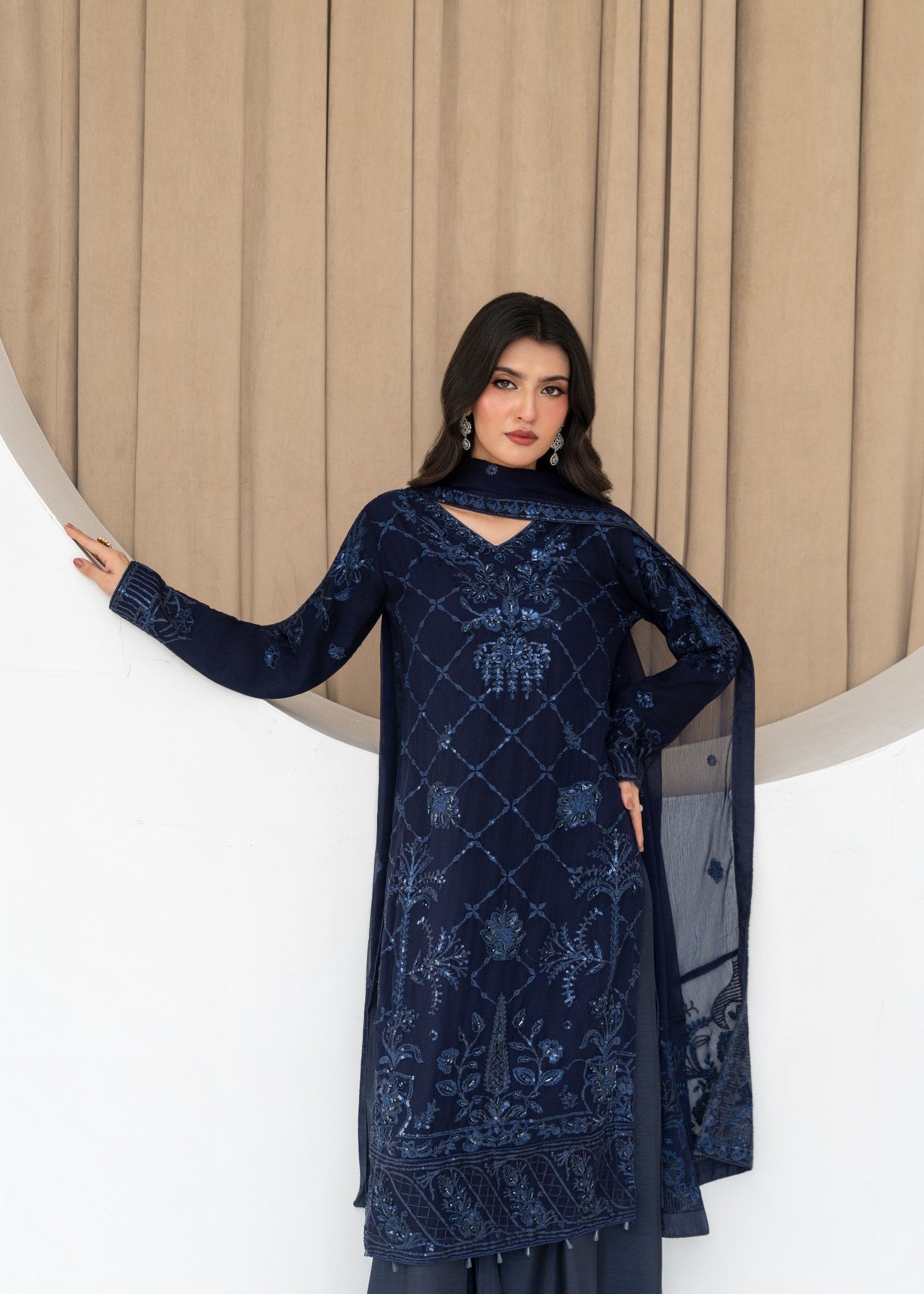 Qasim Anwer By Chandni Bridals MINA Women 3pcs