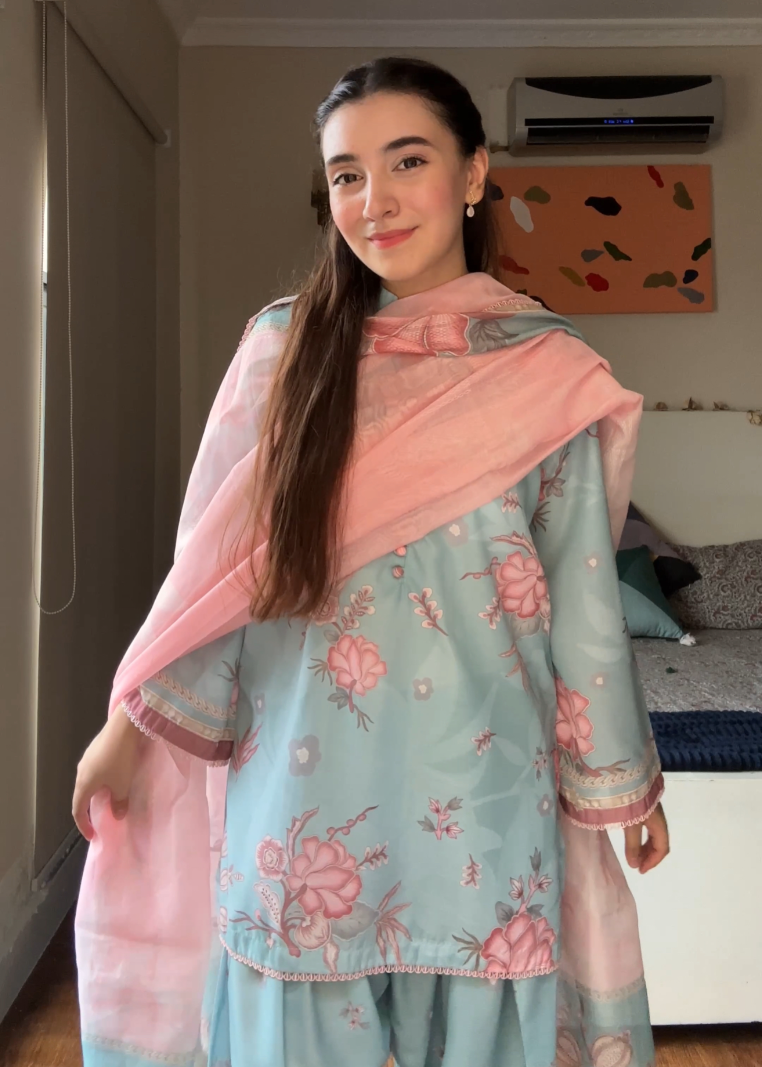 Bareen SLP04 BLUE PINK Women 3pcs