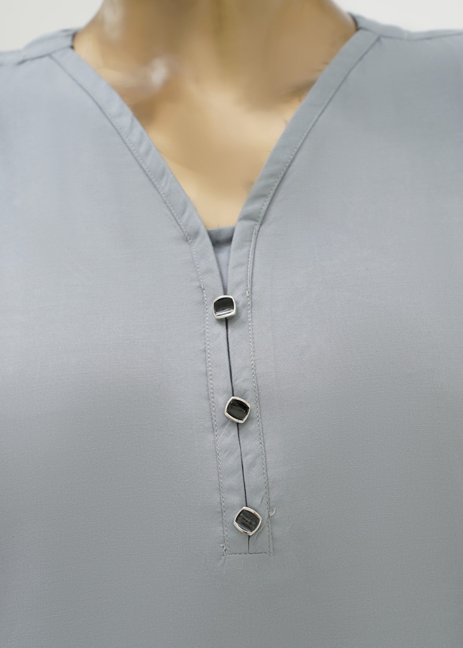 AYLA STUDIO Solid Embroidered SE250406 NEELOFAR Women 2pcs