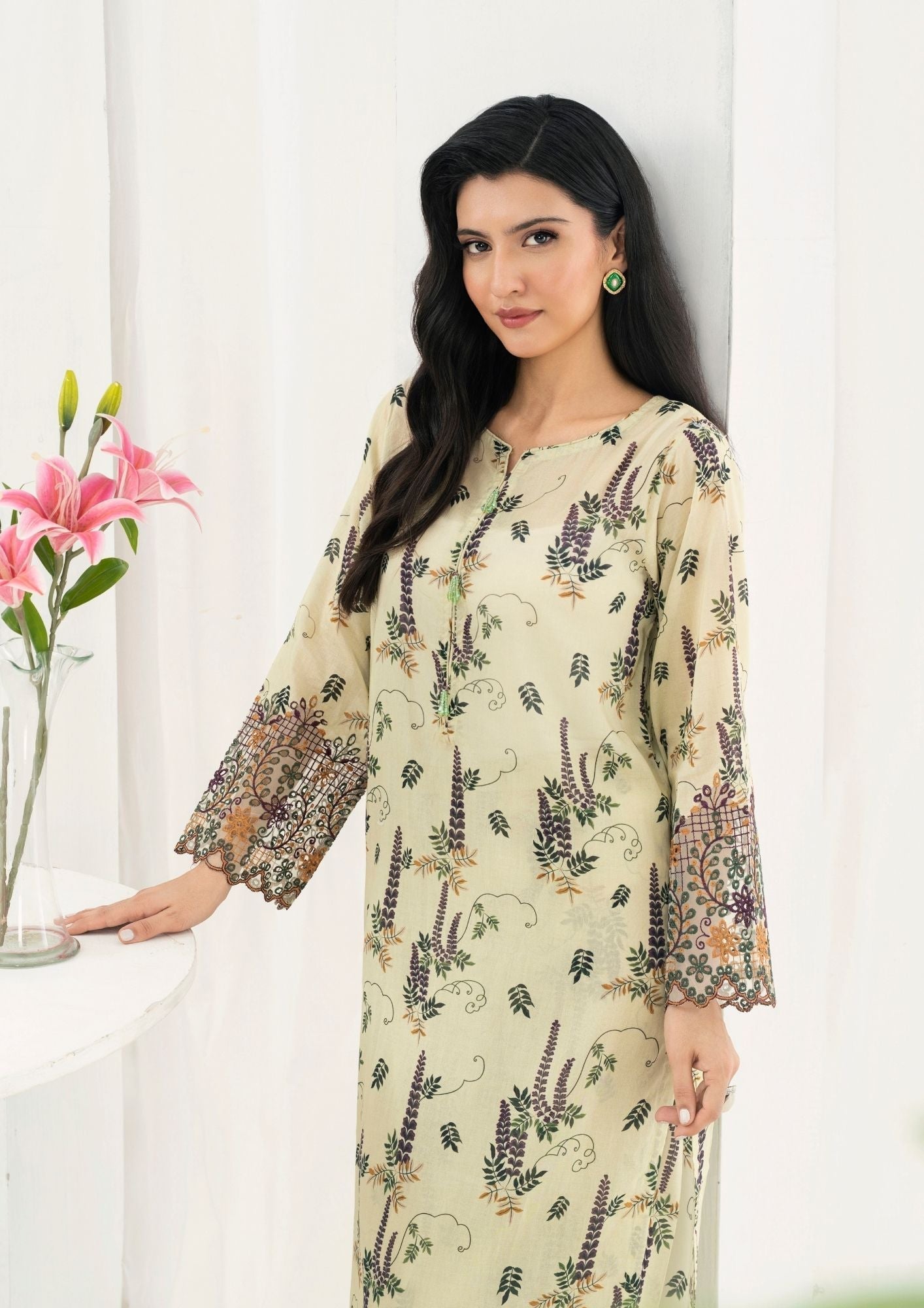 Alfatah Pret Printed Lawn with Embroidery GULZAAR S25 0009 Women 2pcs