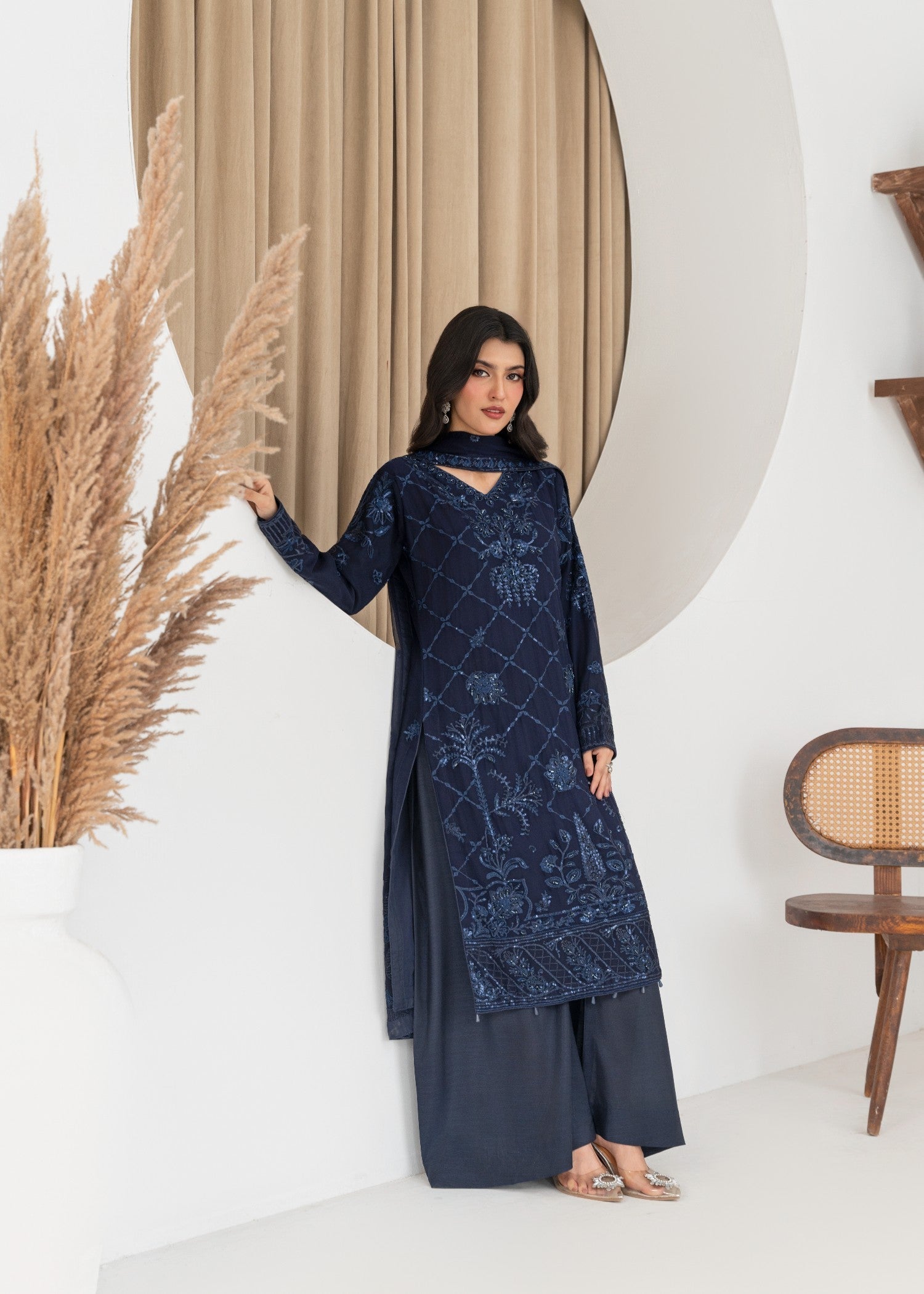 Qasim Anwer By Chandni Bridals MINA Women 3pcs