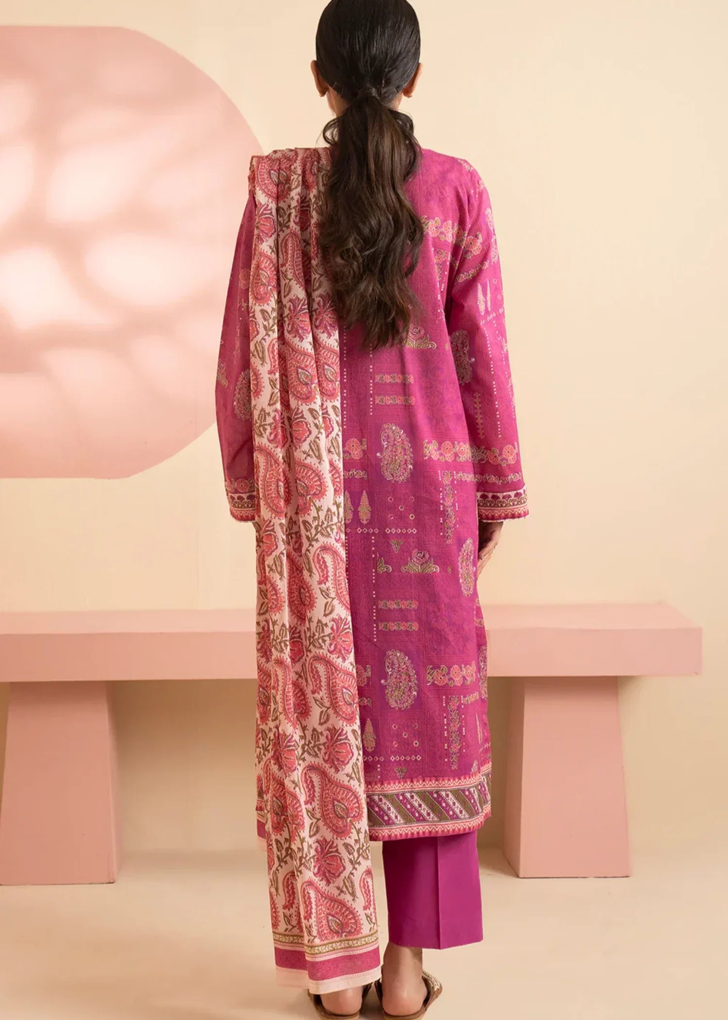 Zellbury WPS2531865 Magenta Women 3pcs