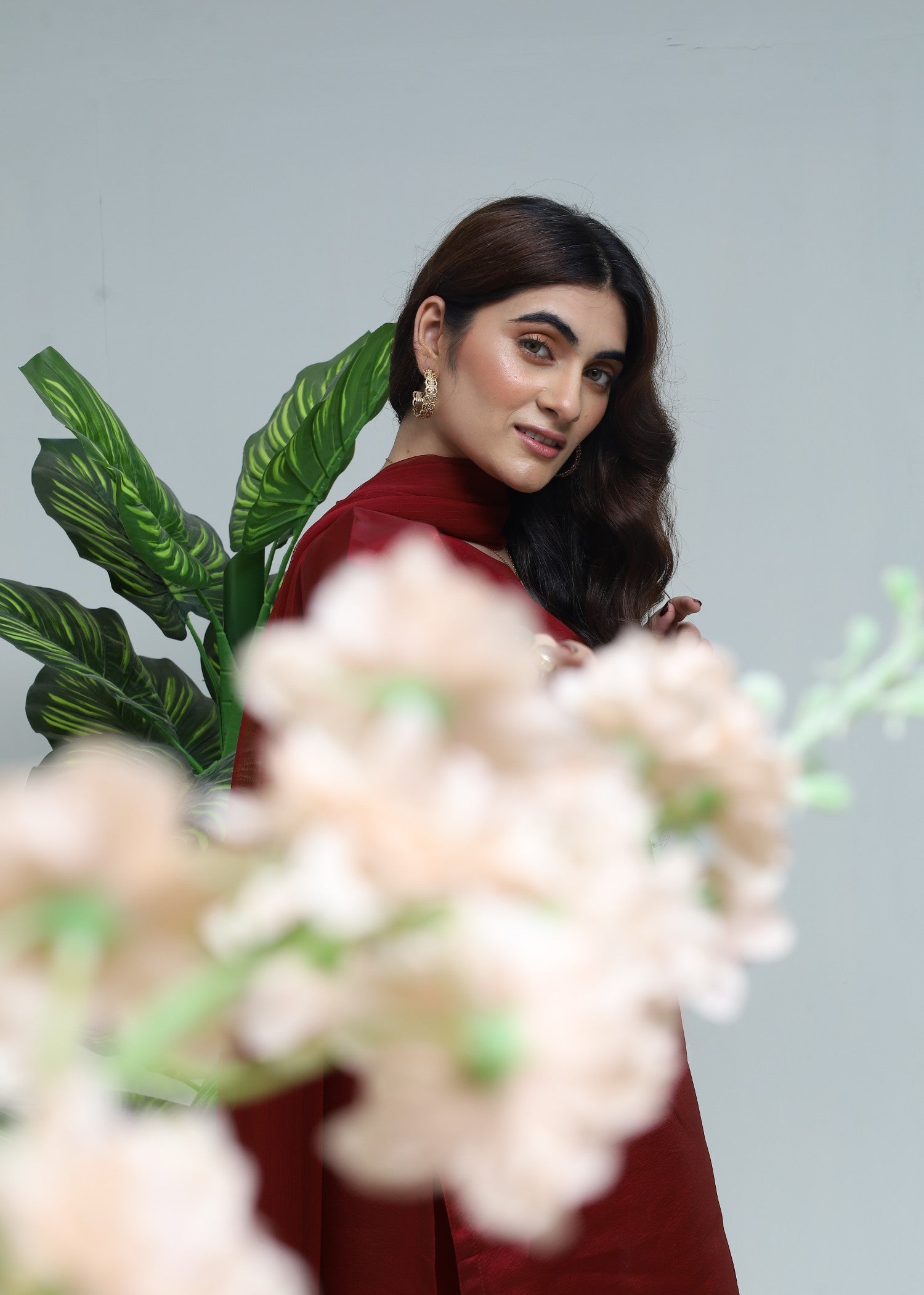 Zamnah Ruby Elegance Women 3pcs