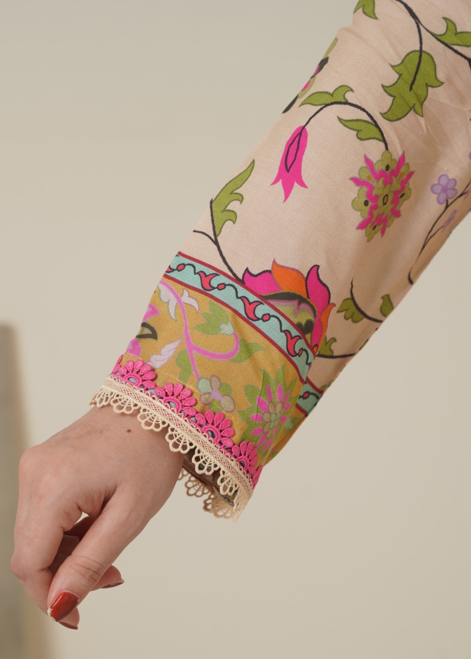 Aroshlay Linen Dress 3 | Unstitched Women 3pcs