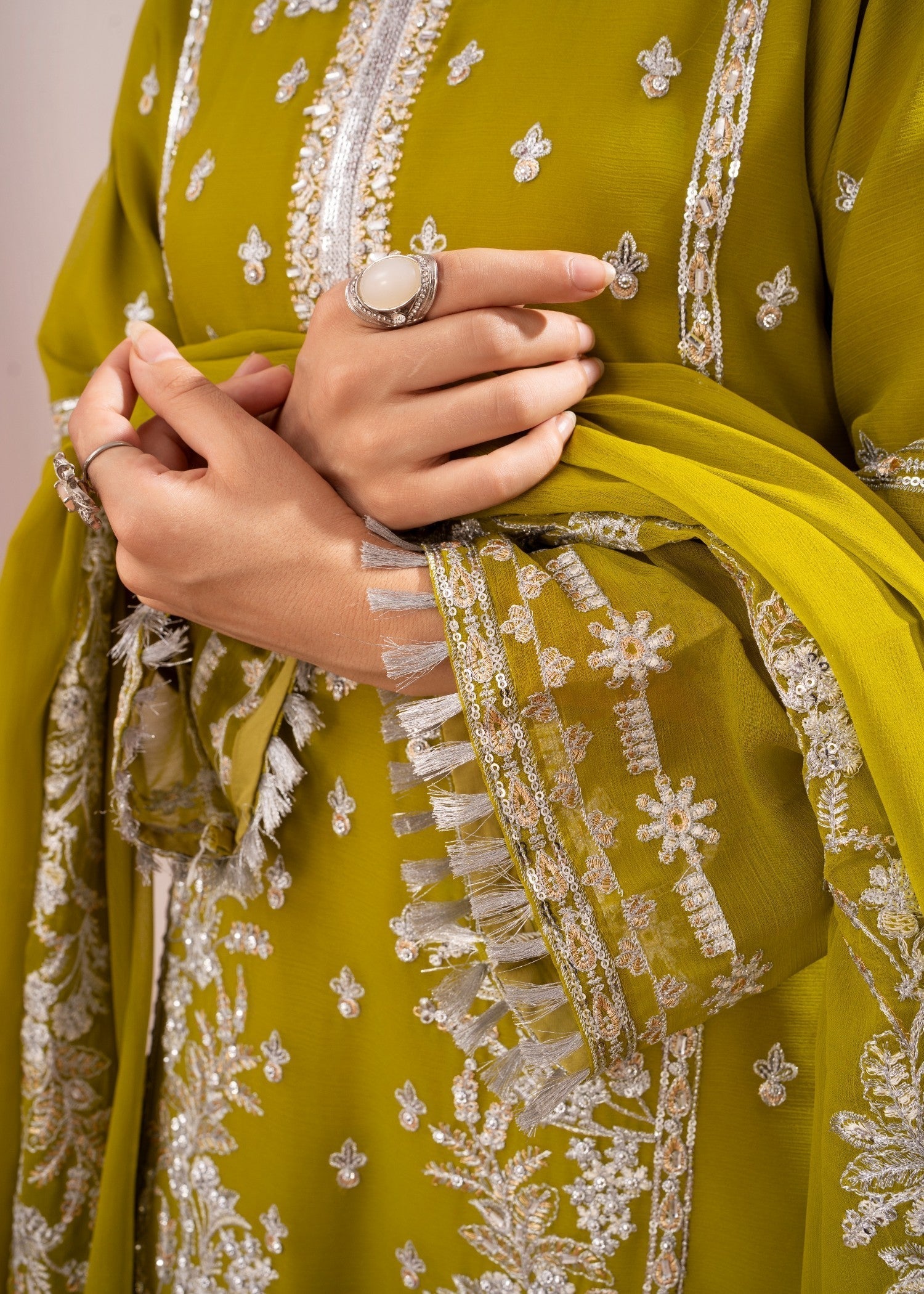 Four Season Boutique AFSHEEN PARROT GREEN Women 3pcs