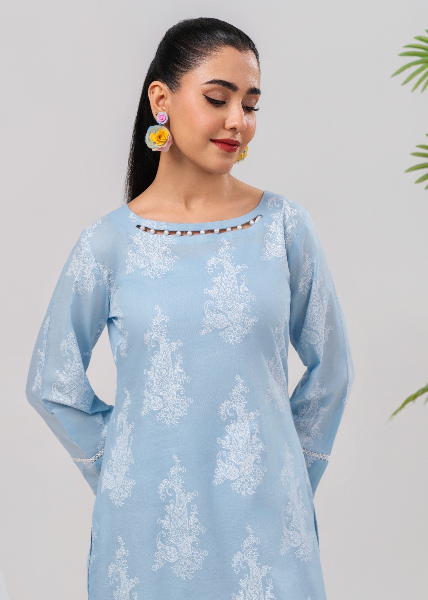 Hoorwani Hessonie Ice Blue Women 2pcs