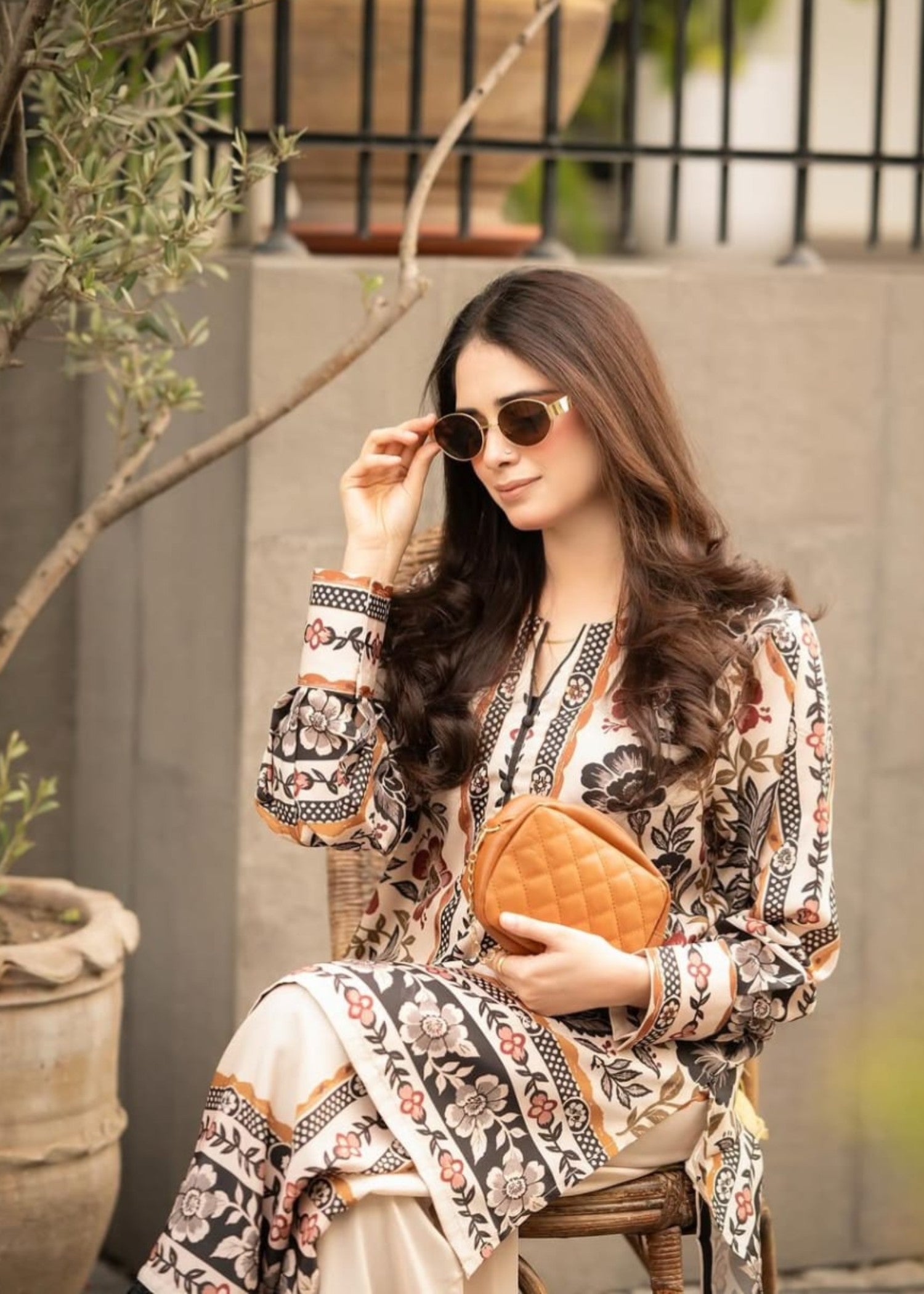 Tehzeeb Libas MINAAL DIGITAL CORD SET Women 2pcs