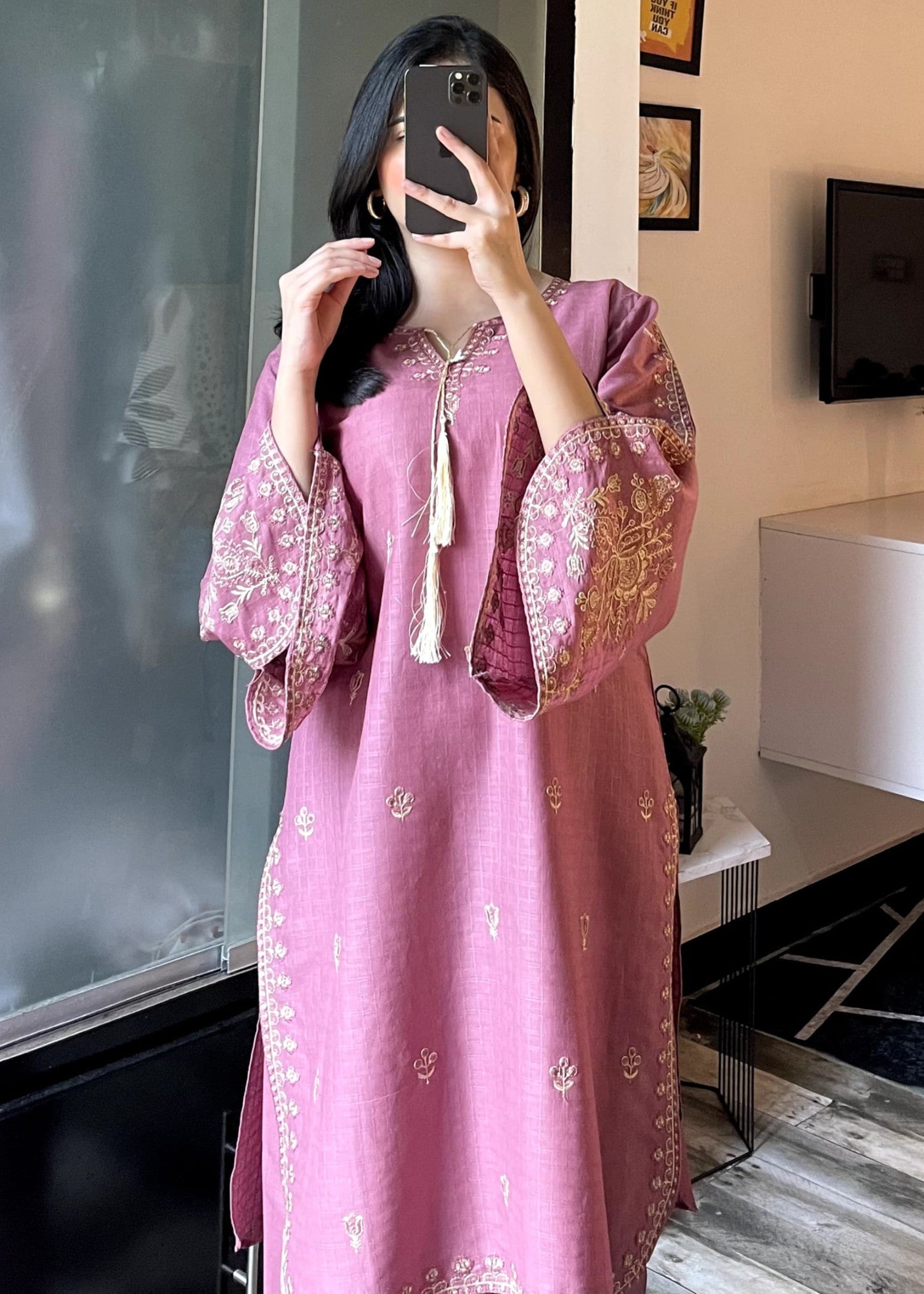 Tehzeeb Libas ZUNAIRA GAJRI Women 2pcs