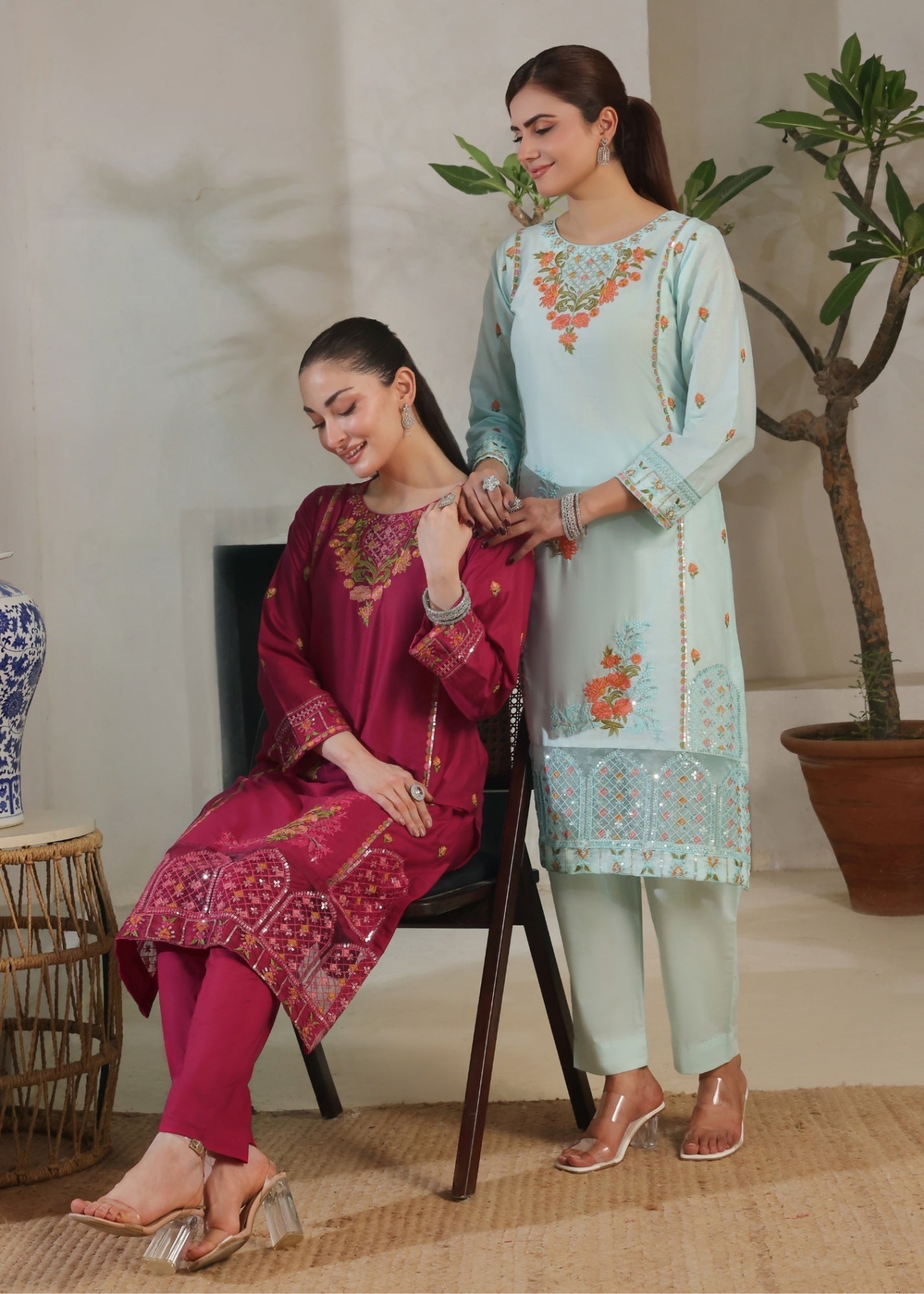 Ayra Pret Kali ice Blue Women 2pcs