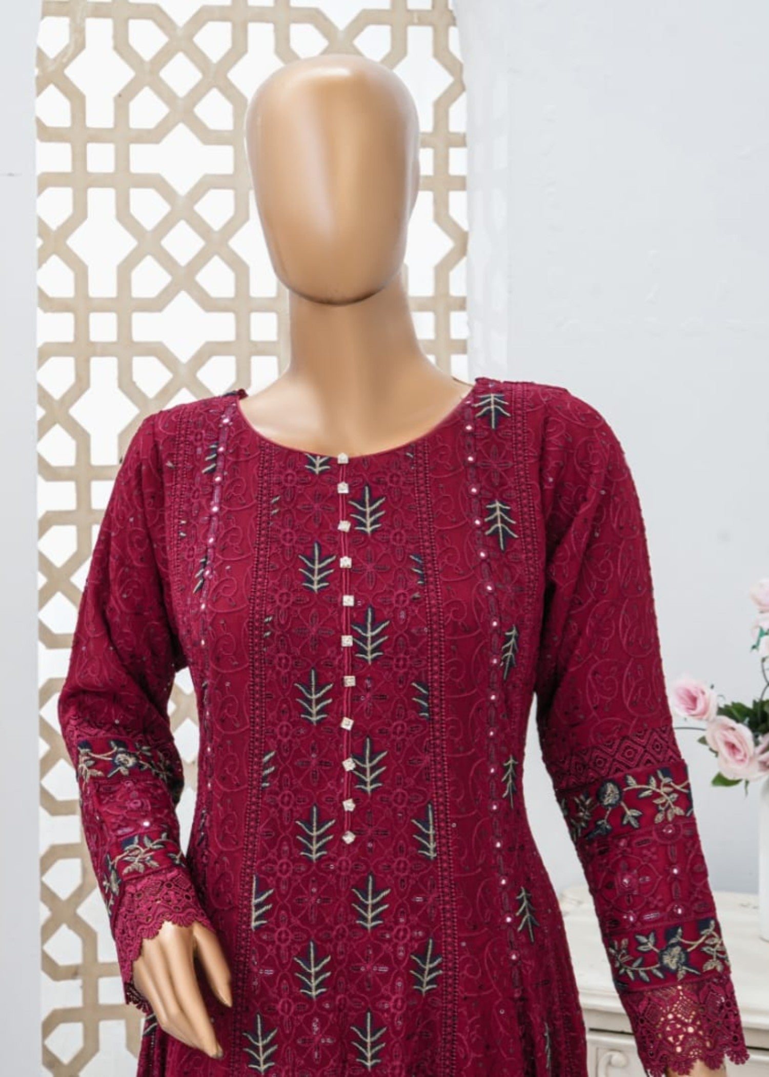 Ahmed Creations AYZEL RED Women 3pcs