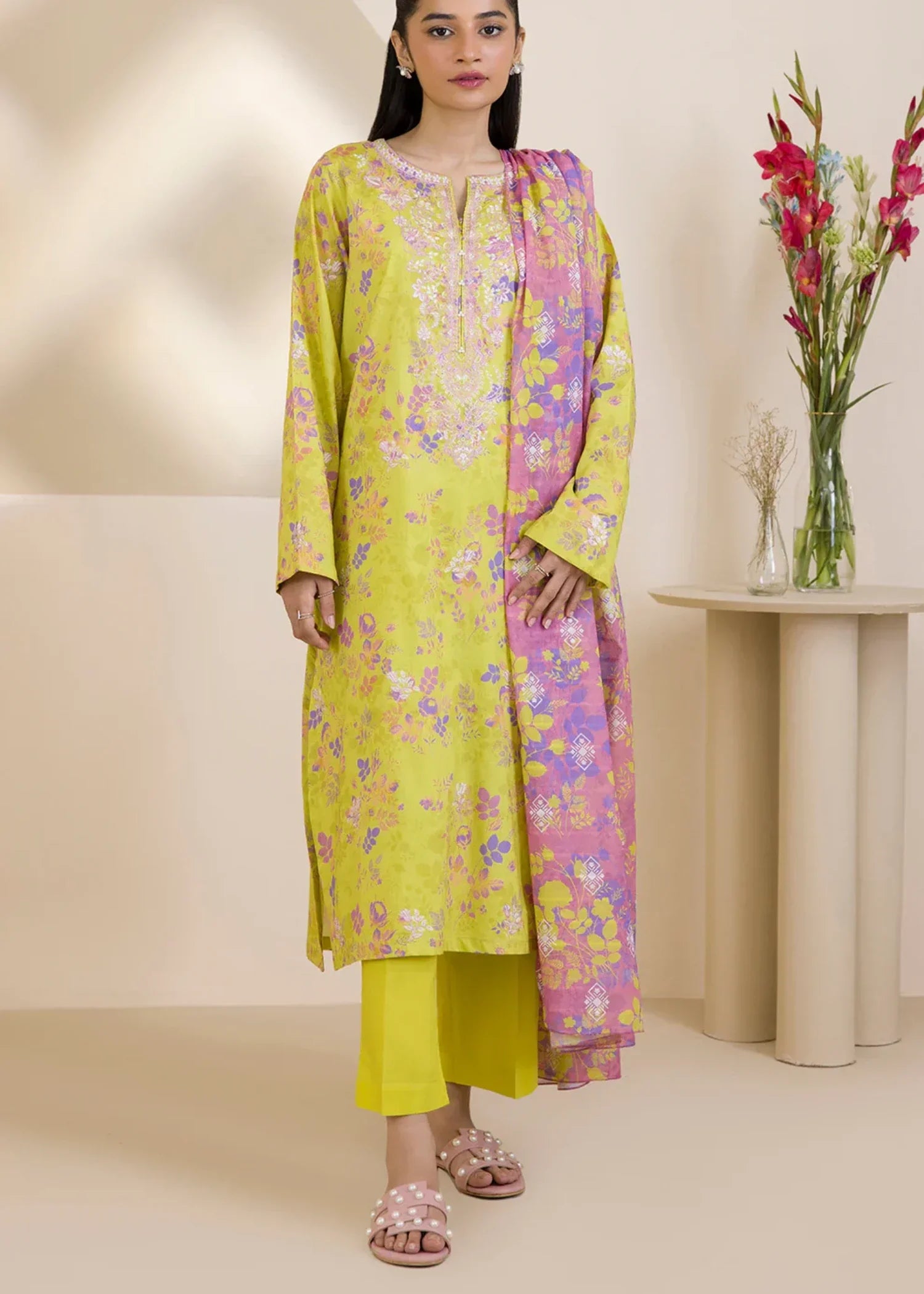 Zellbury WPS2531634 Yellow Women 3pcs