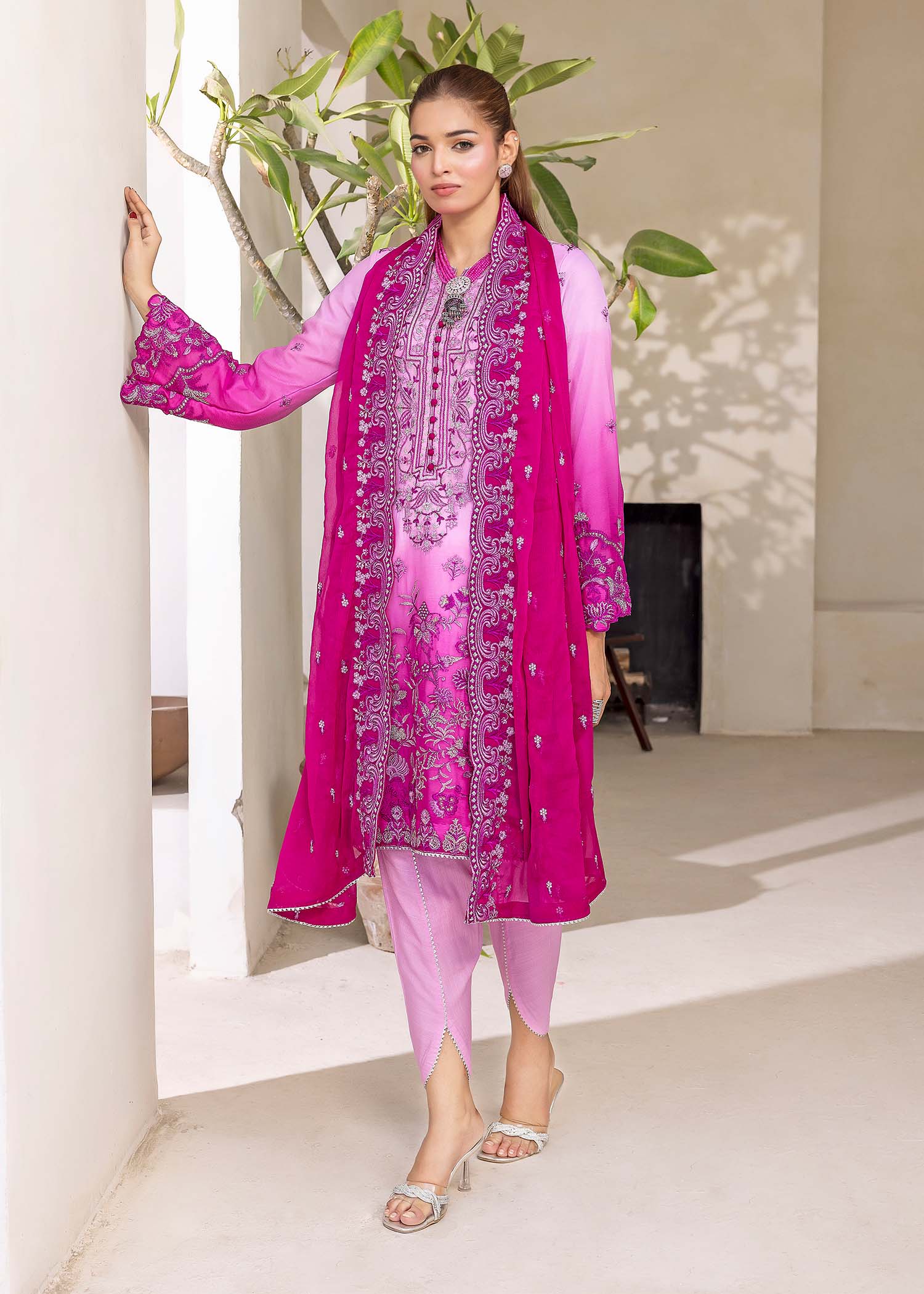 Kanwal Zainab FUCHSIA BLOOM Women 3pcs