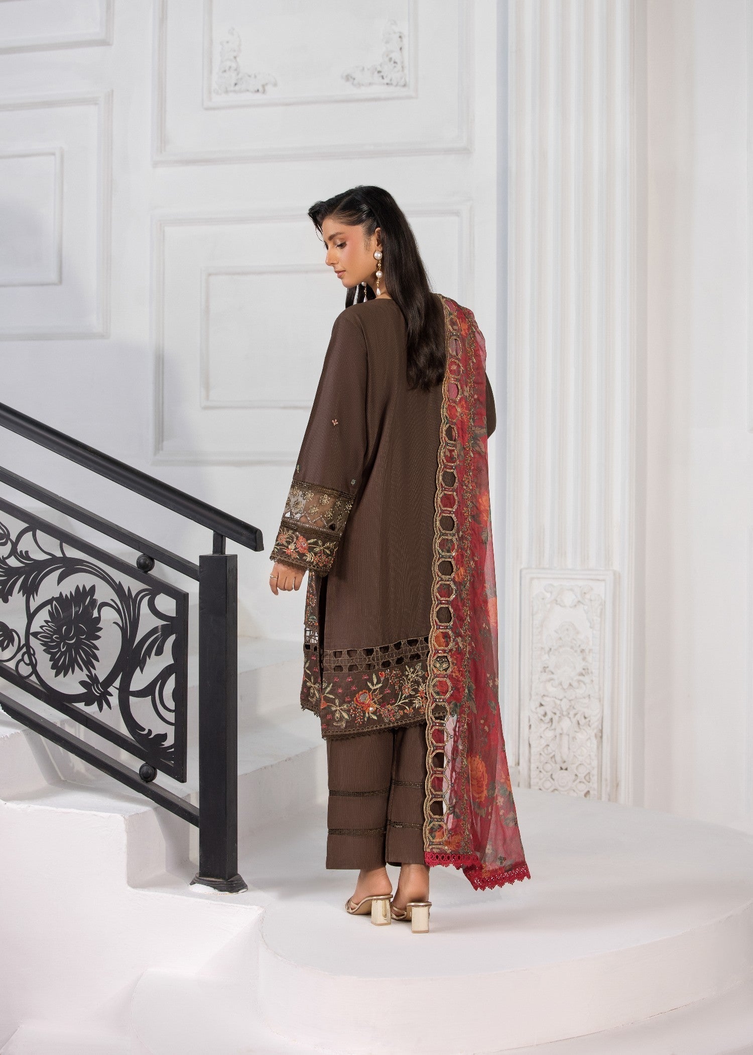 Bin Tayyab (BT006376 BRN 02) Women 3pcs