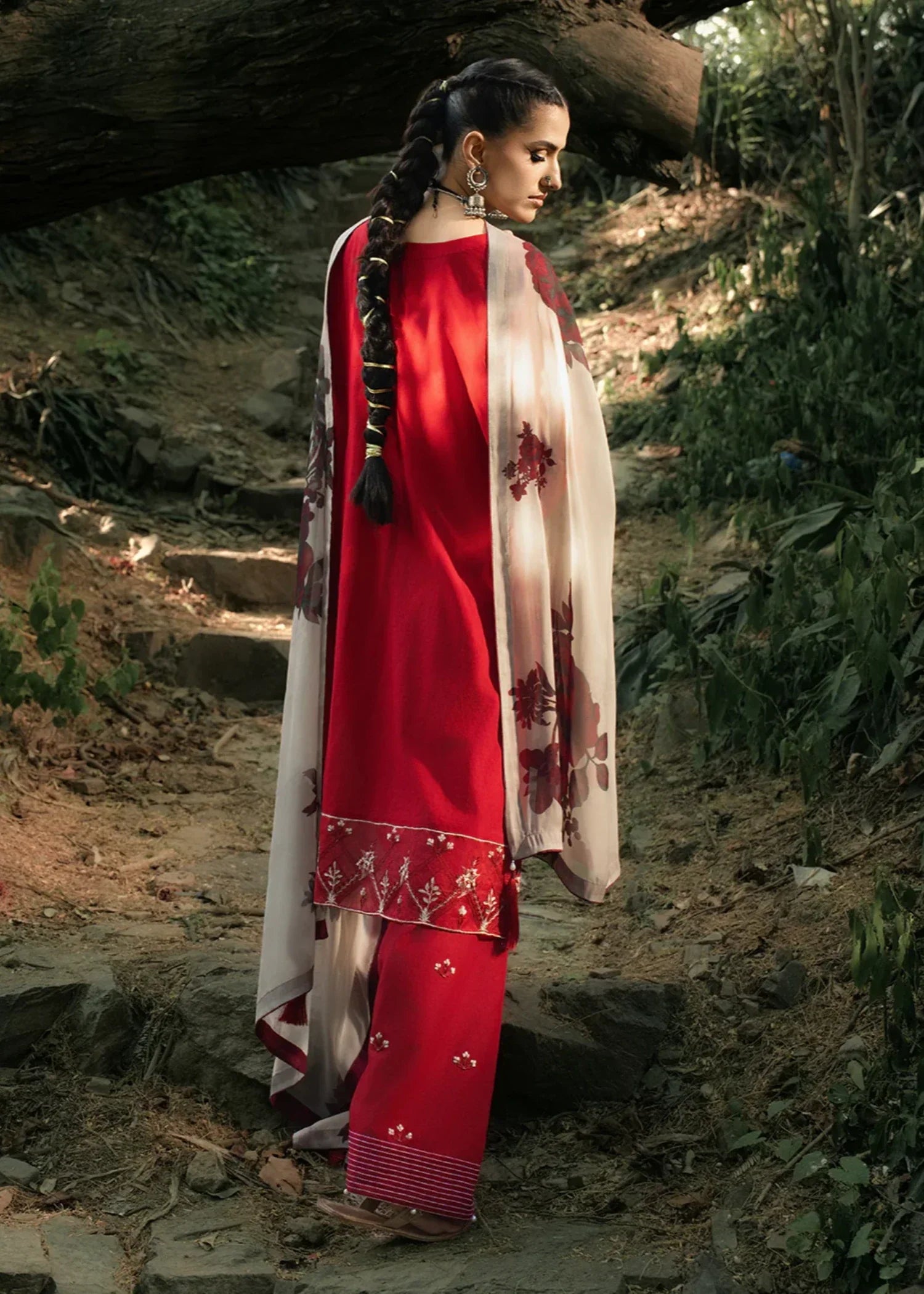 Hemstitch Midnight Rose Women 3pcs