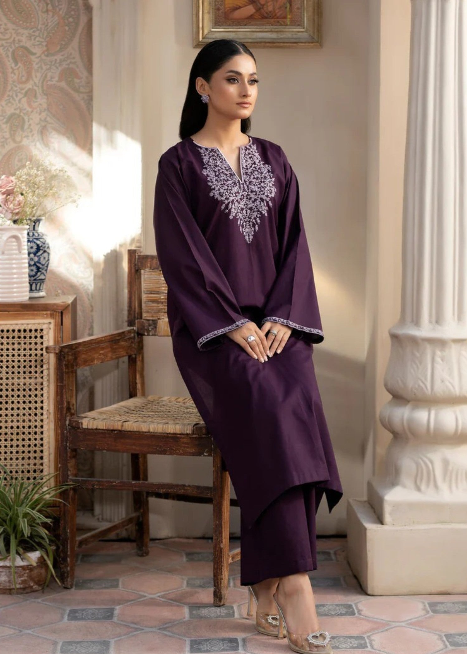 Kunaar Purple Shade Women 2pcs