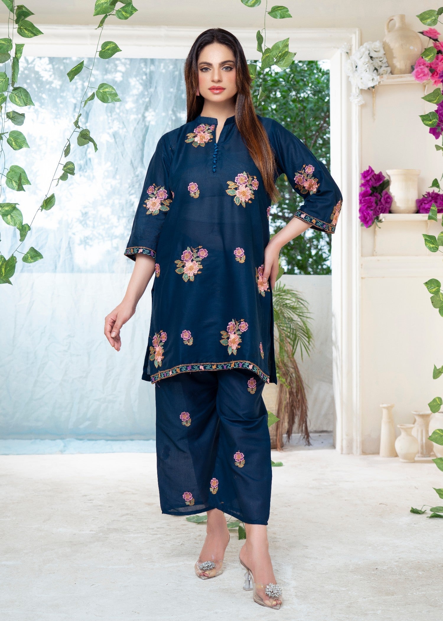 Afsarah Azrak Women 2pcs