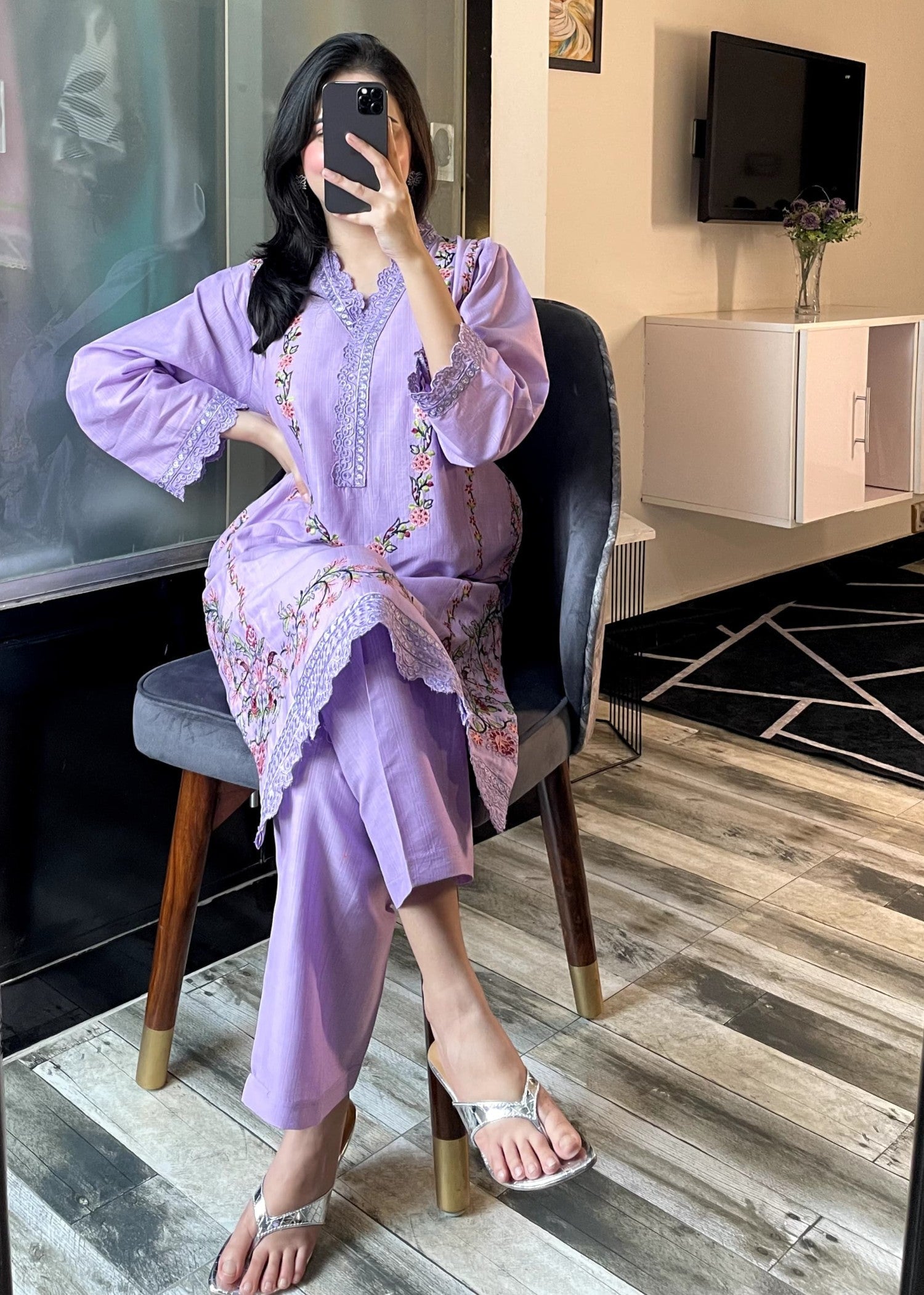 Tehzeeb Libas GULNAZ COLIC EMBROIDERED Women 2pcs