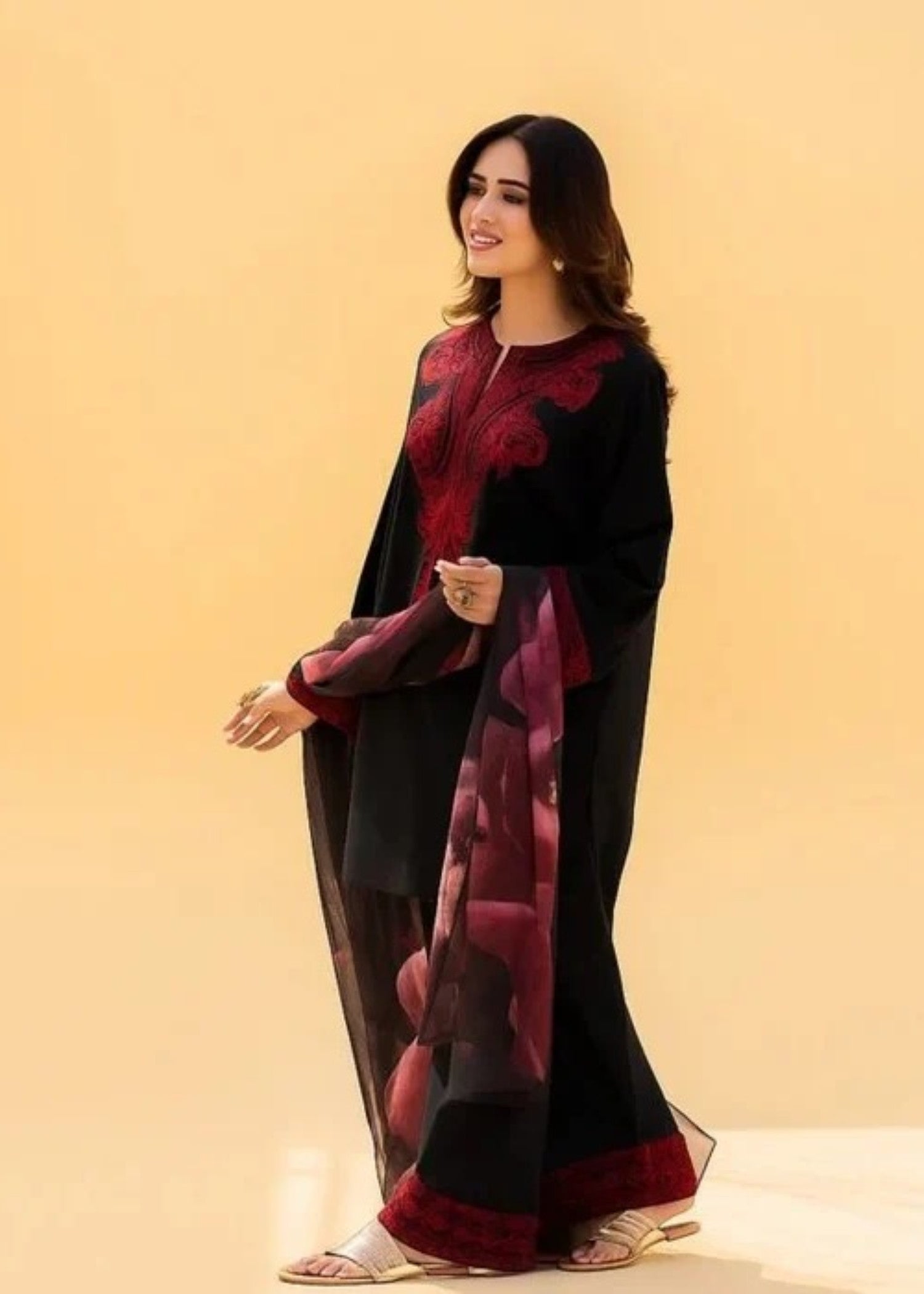 Chaudhary Arts Black Rose Women 3pcs