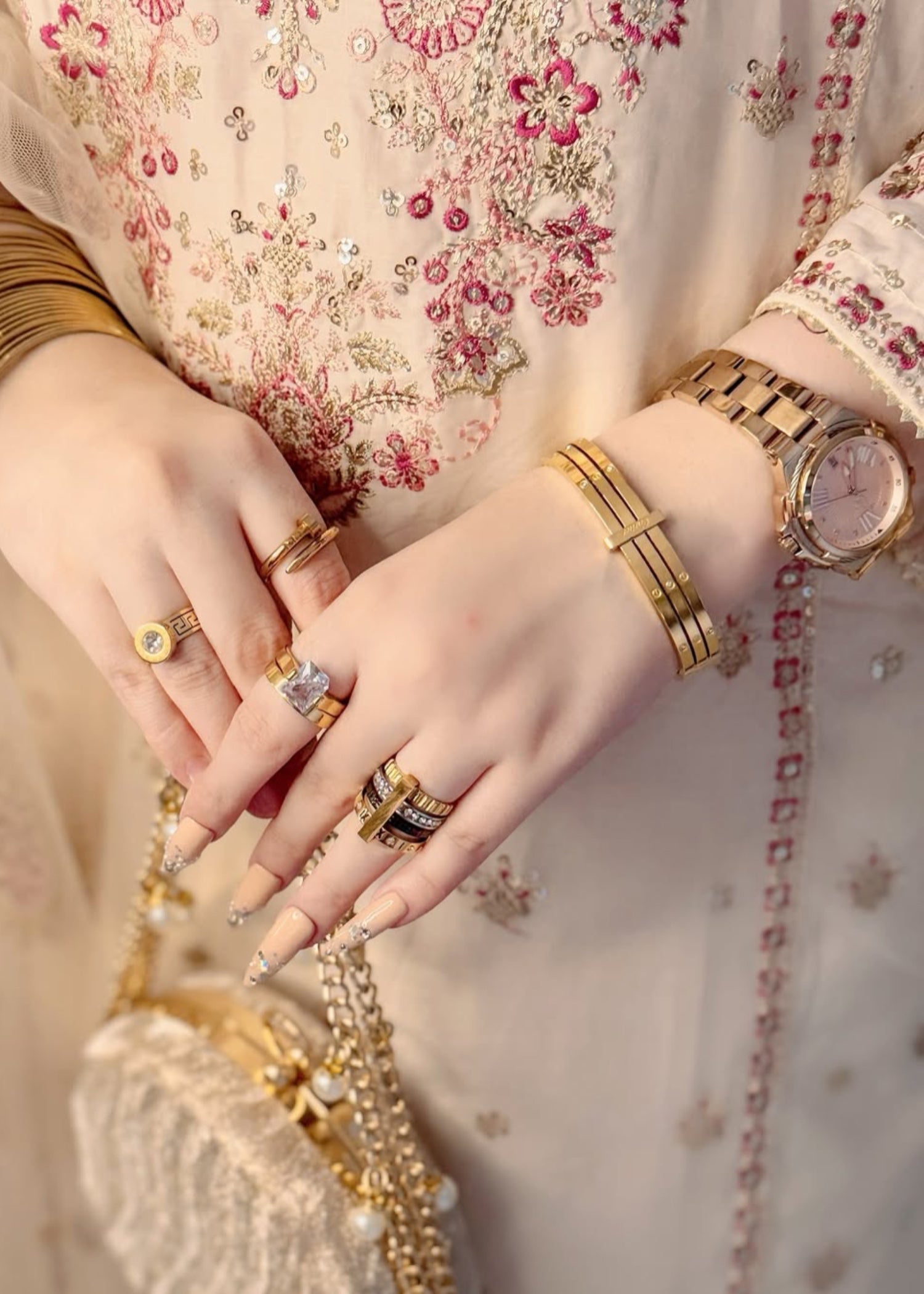 The Turkish Wear NYRA BEIGE Women 3pcs