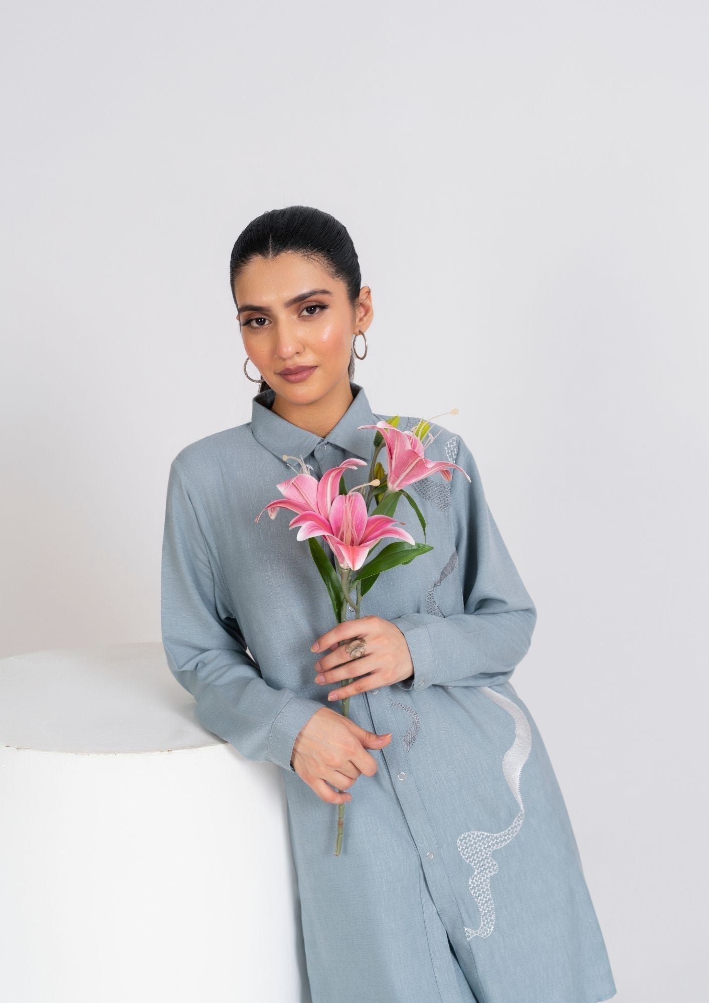 Jupiter Embroidered Silk Karandi F25 0022 Women 2pcs