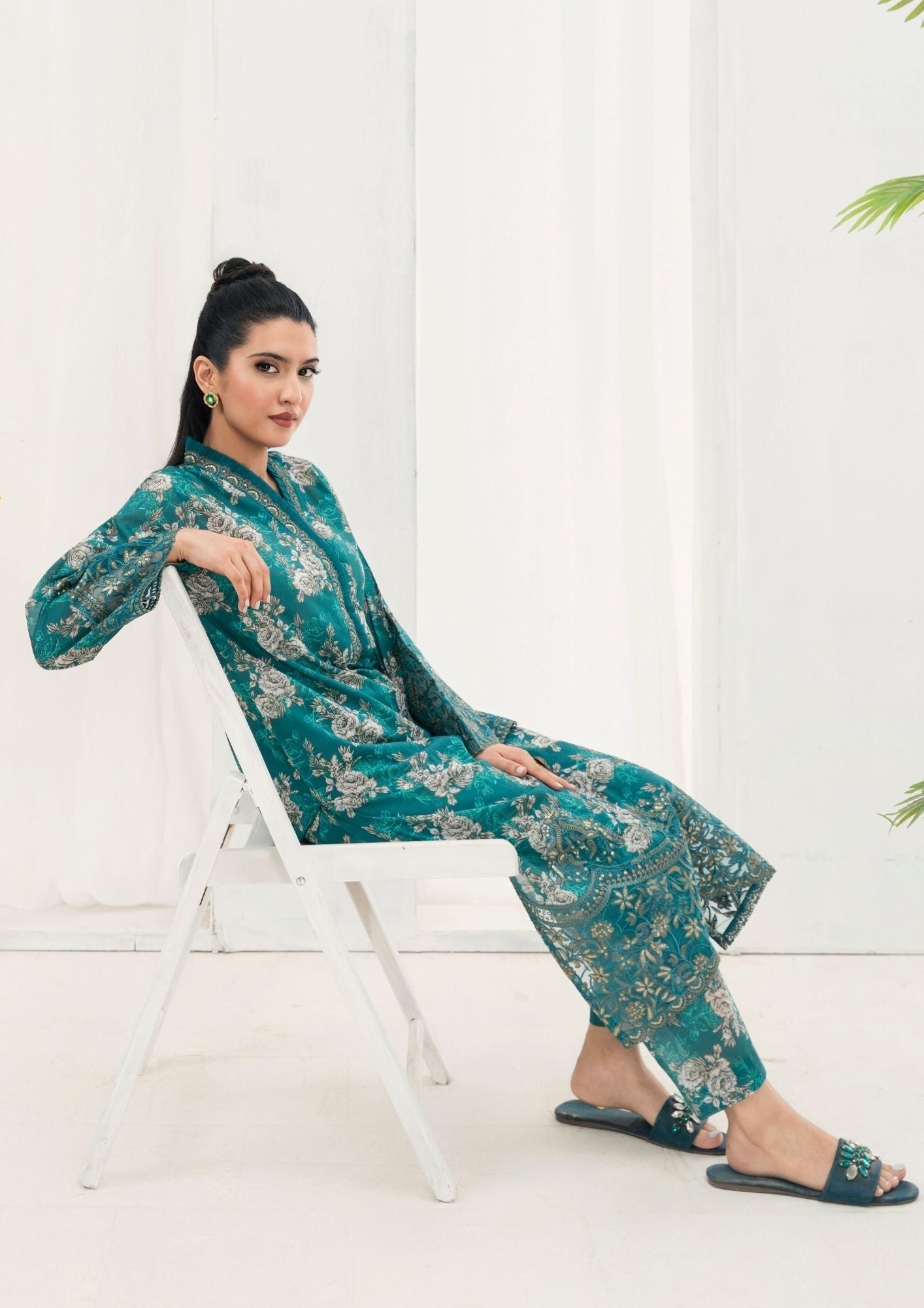 Alfatah Pret Printed Lawn with Embroidery GULZAAR S25 0006 Women 2pcs