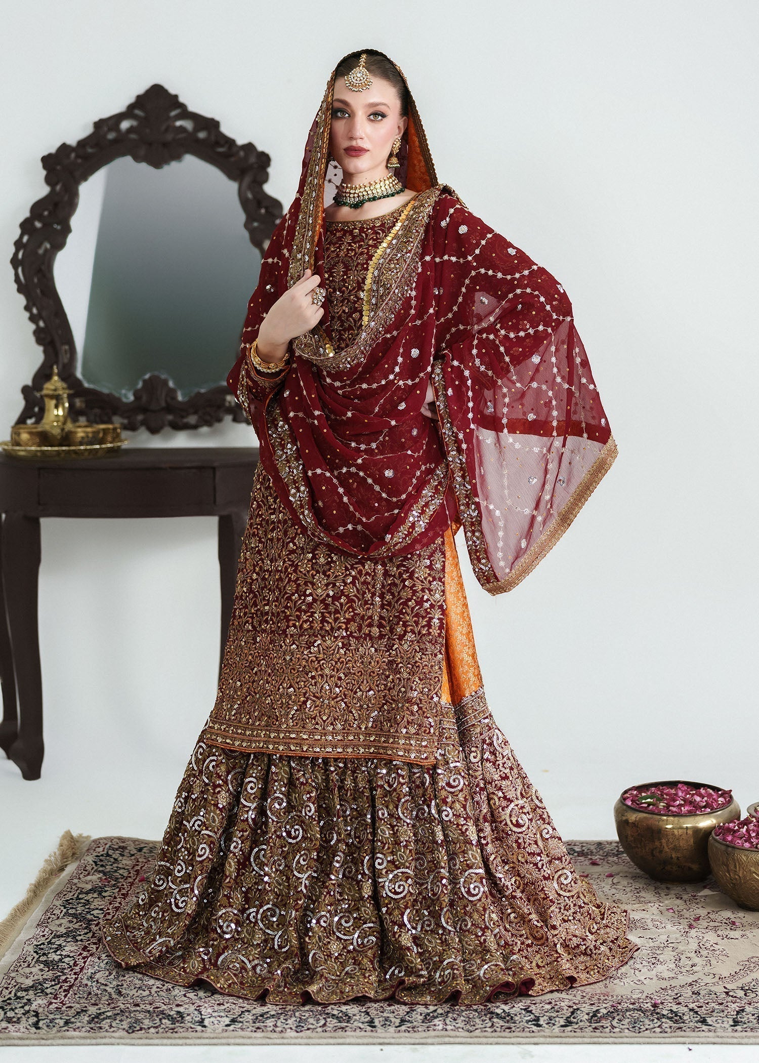 Haseens Official Surkhaab 2 Women 4pcs