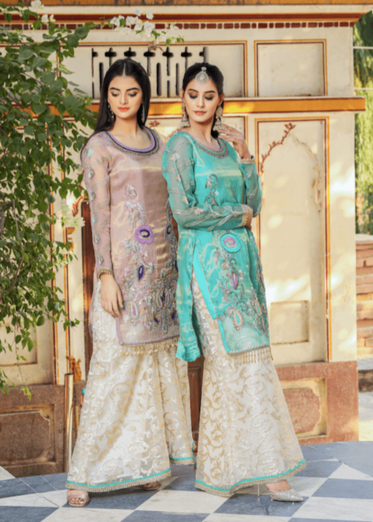 Khuda Baksh Creations Z 221 Lavender Women 4pcs