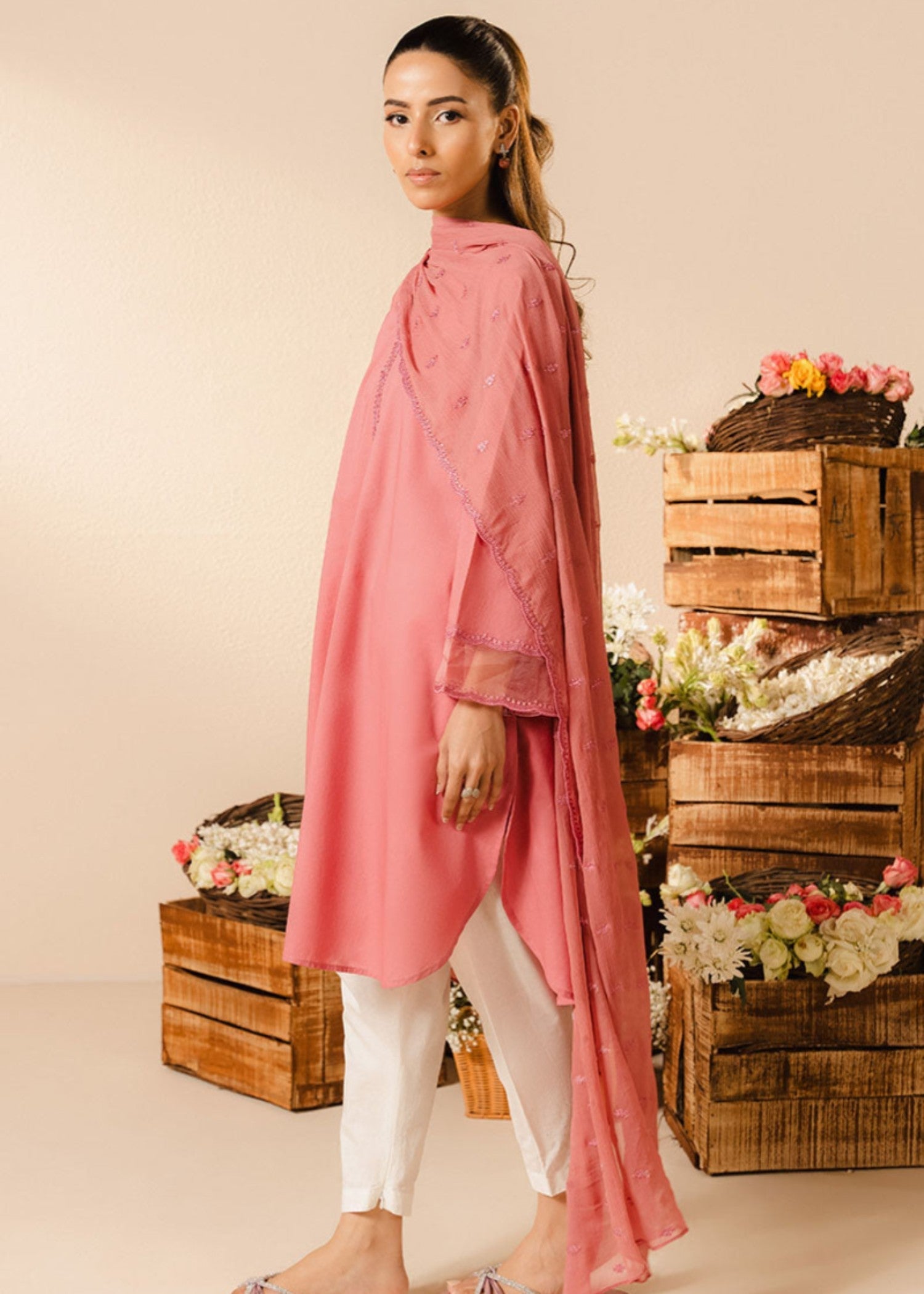 Cross Stitch PETAL HAZE 0125RTWPLNBAS0305 Women 2pcs