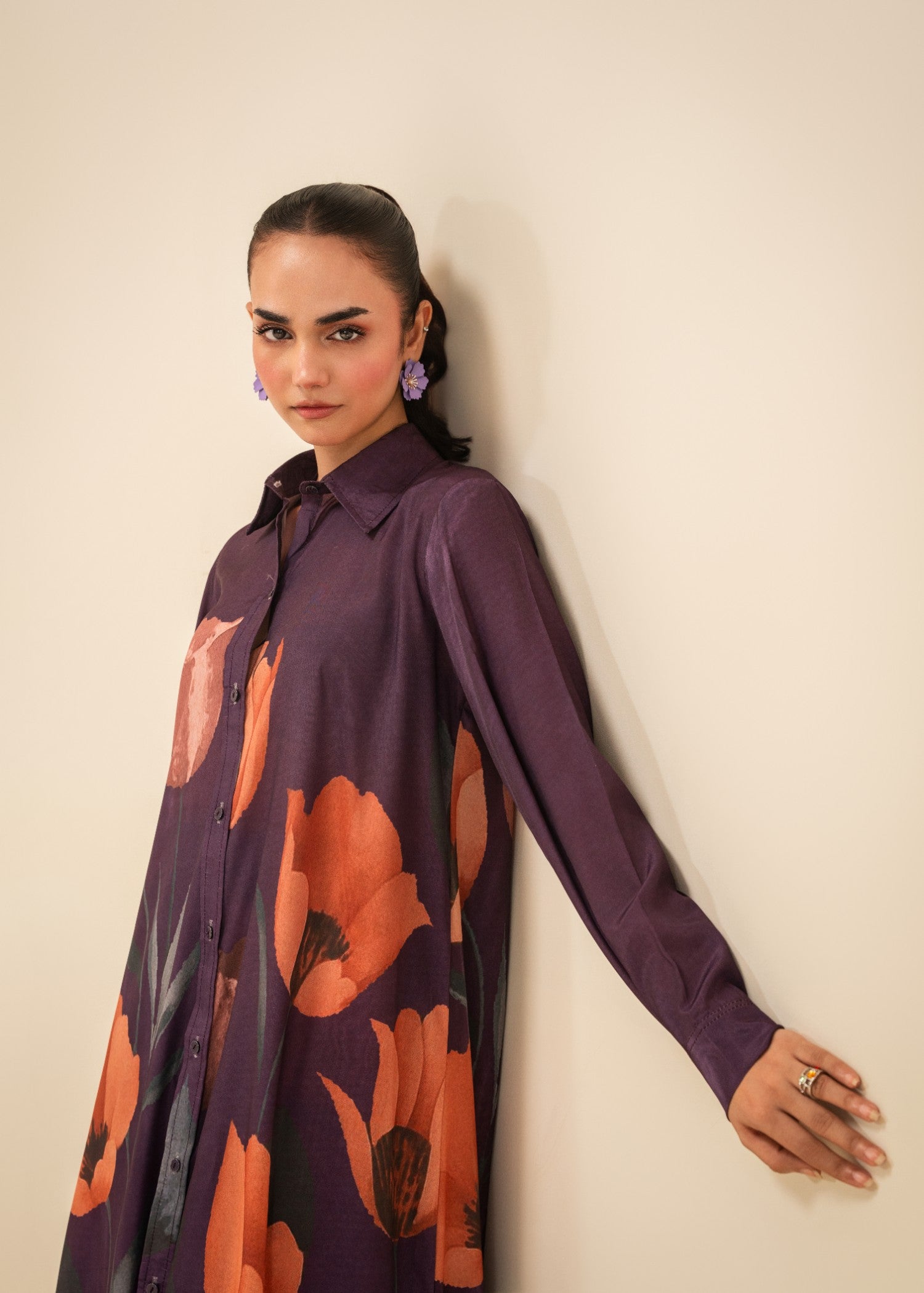 Akhrot Clothing Mulberry Flora Women 2pcs